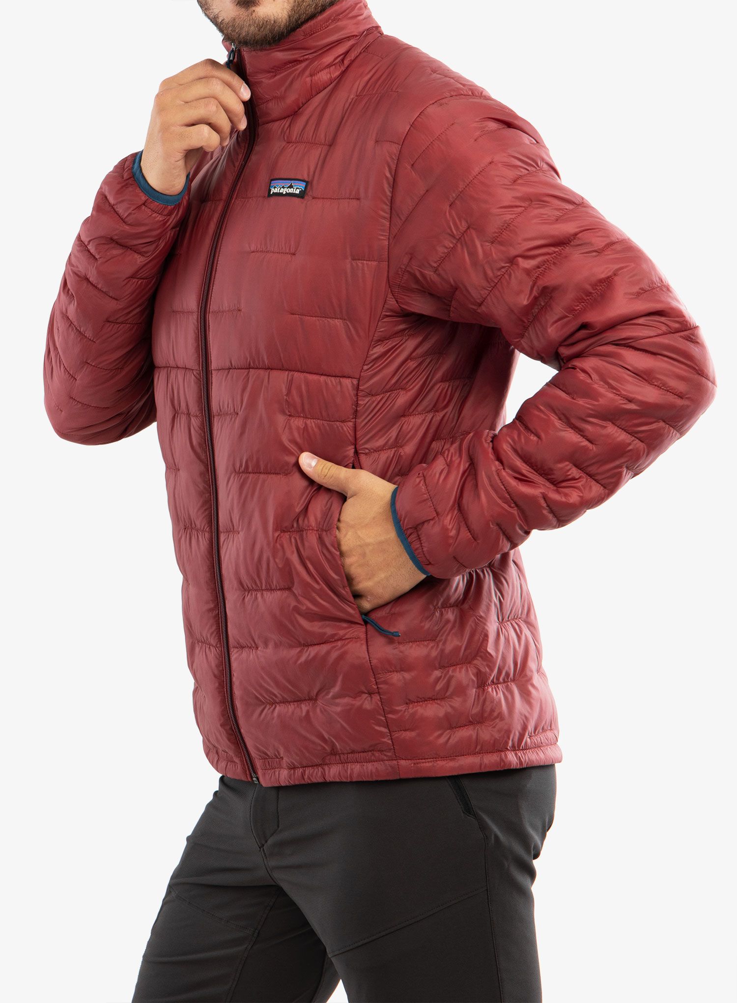 Куртка утеплена Patagonia Micro Puff Jacket - sequoia red