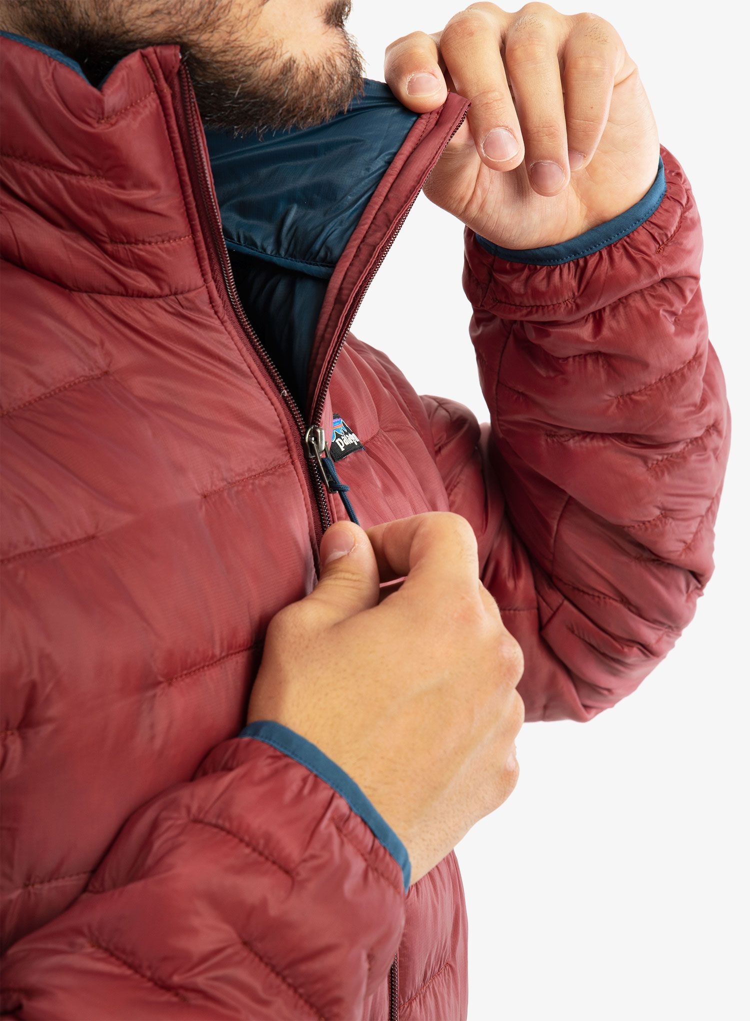Куртка утеплена Patagonia Micro Puff Jacket - sequoia red