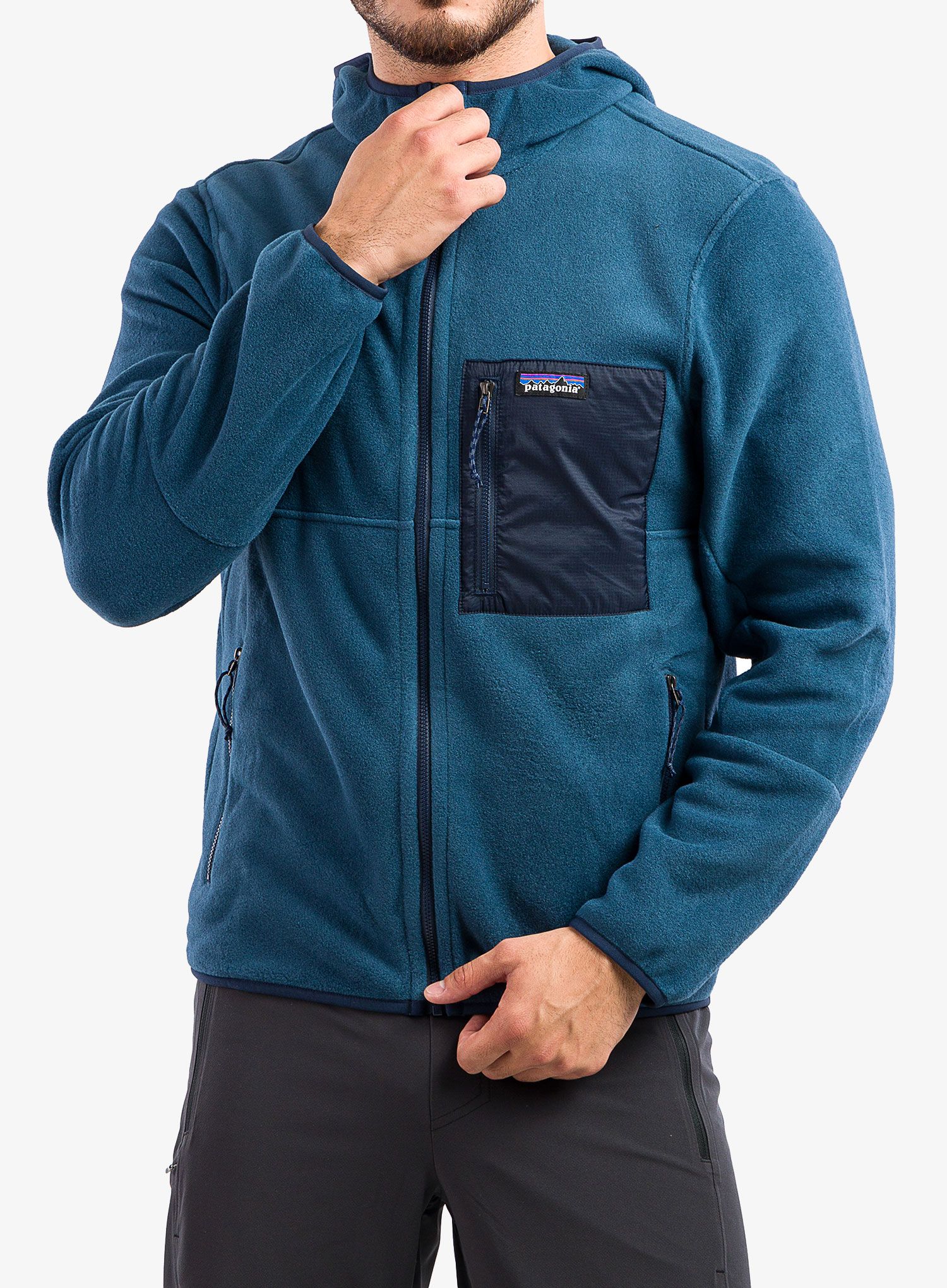 Кофта з каптуром Patagonia Microdini Hoody - tidepool blue