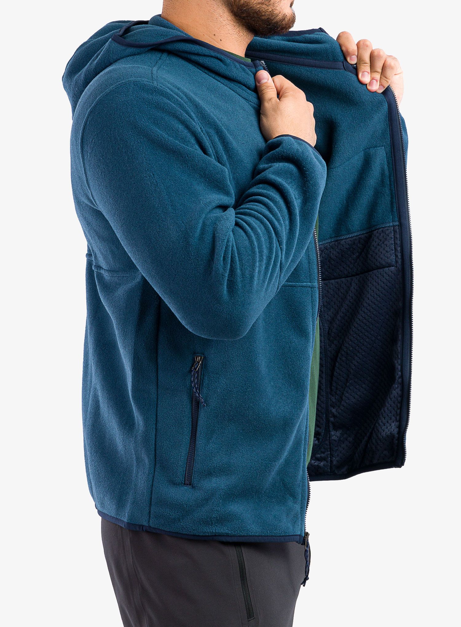 Кофта з каптуром Patagonia Microdini Hoody - tidepool blue