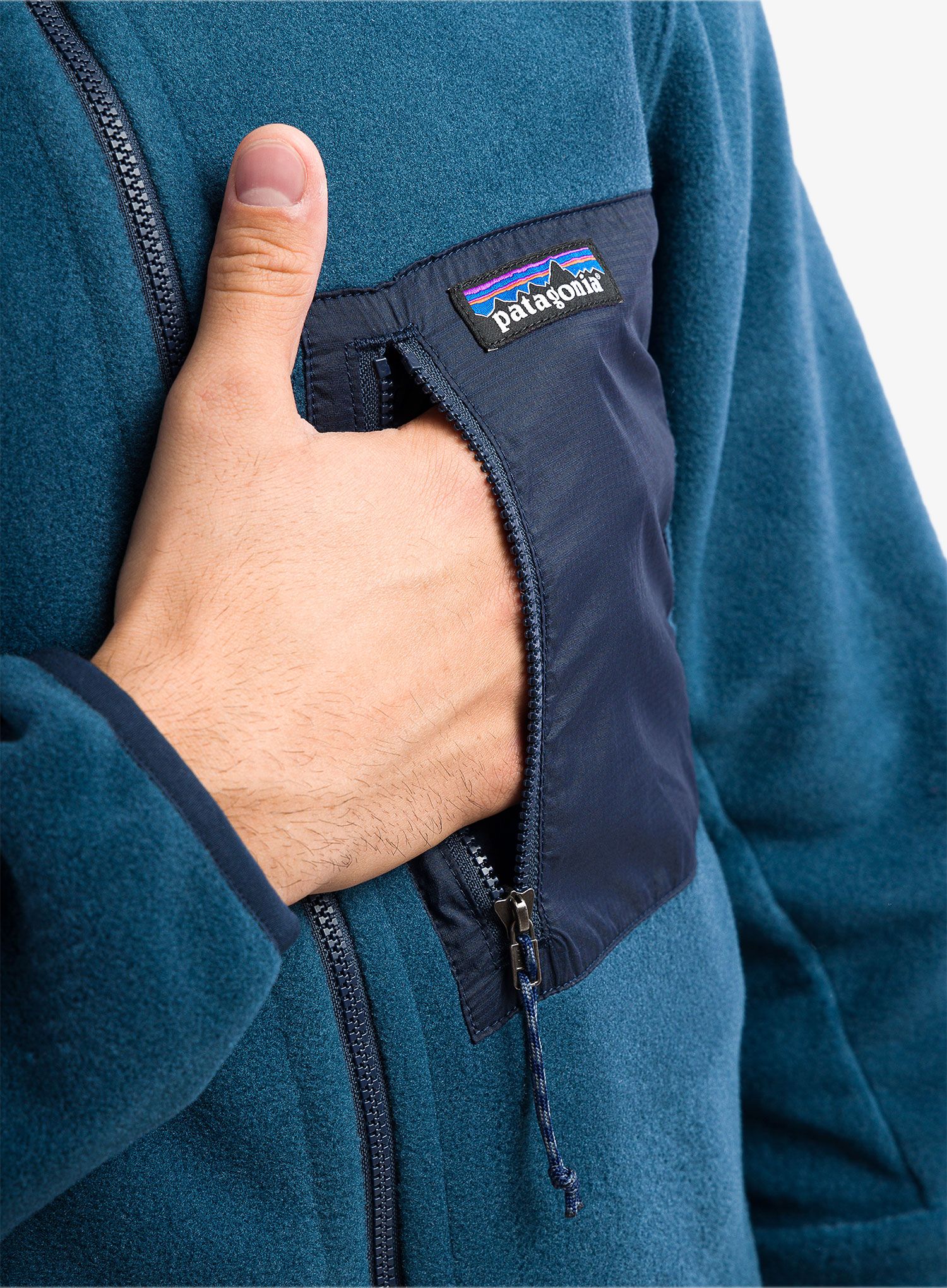 Кофта з каптуром Patagonia Microdini Hoody - tidepool blue