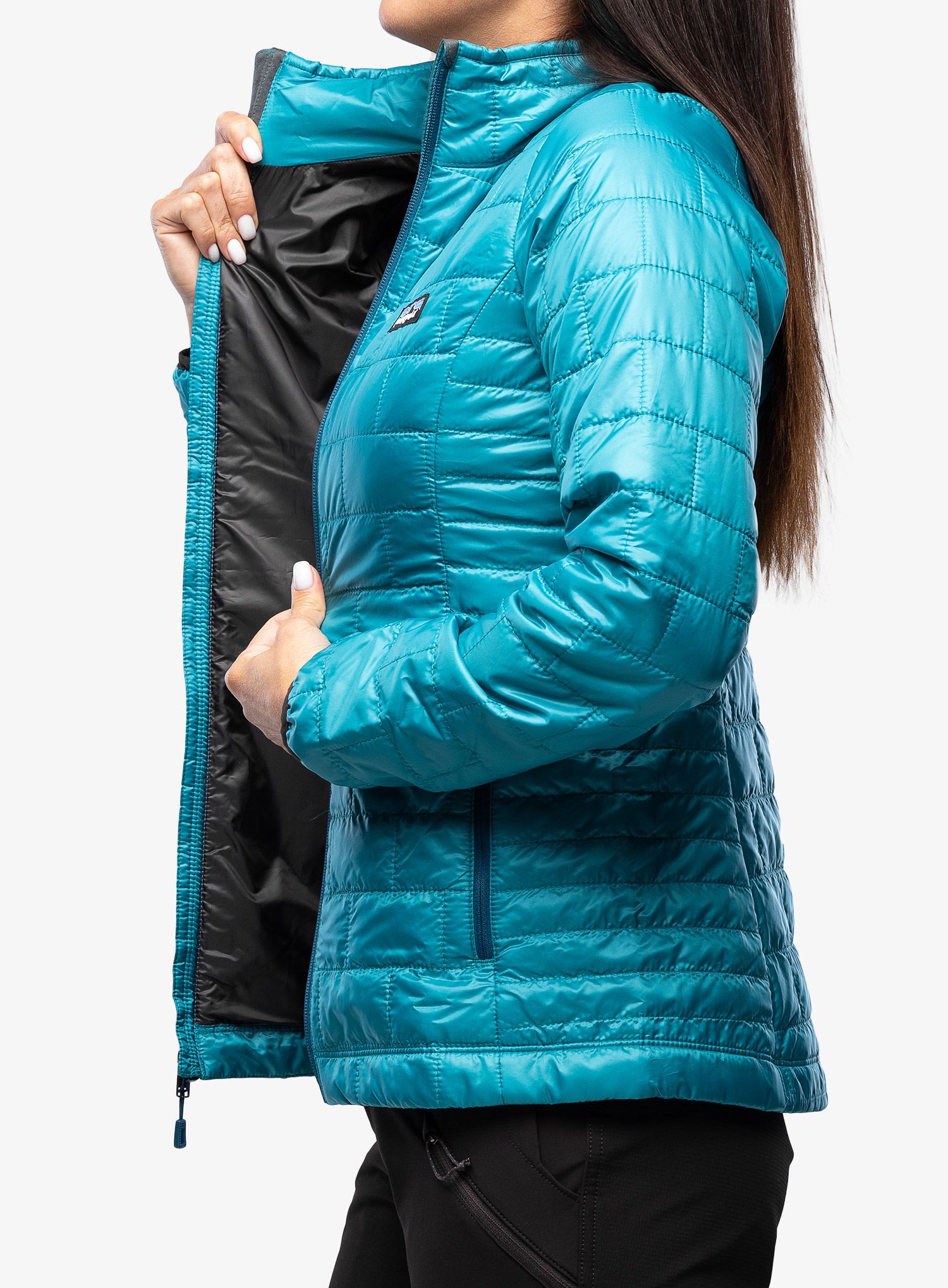 Куртка утеплена жіноча Patagonia Nano Puff Jacket - belay blue