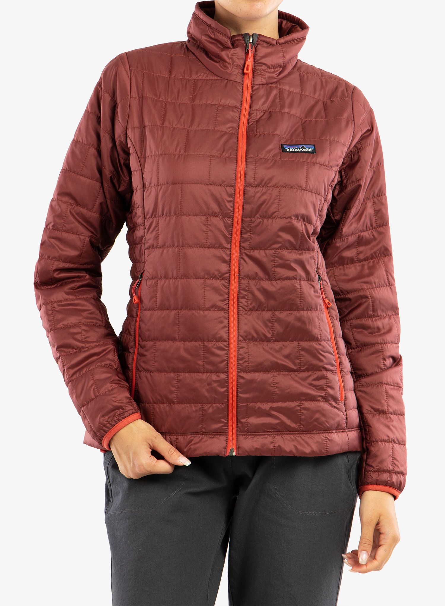 Куртка утеплена жіноча Patagonia Nano Puff Jacket - sequoia red