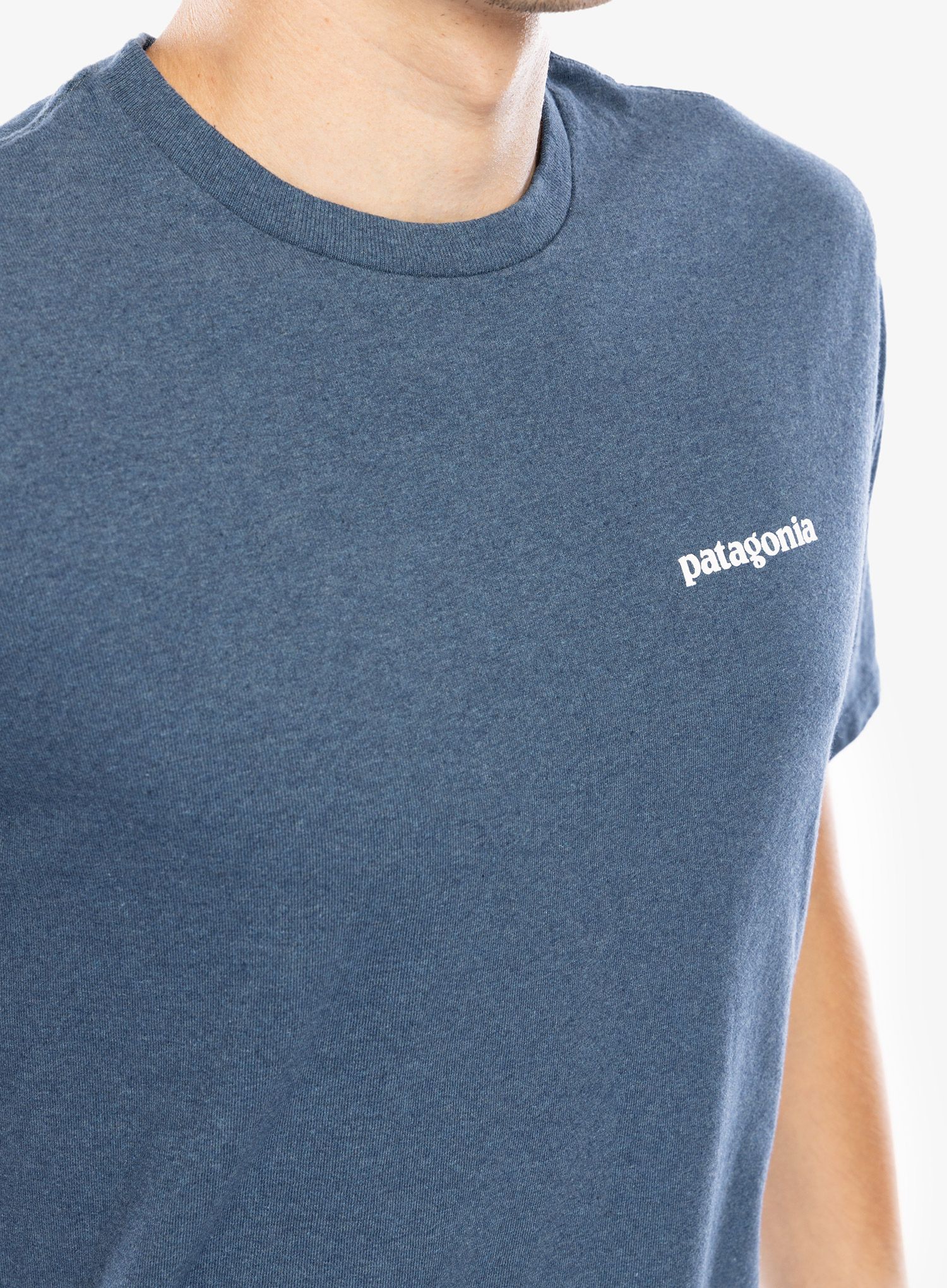 Футболка бавовняна Patagonia P-6 Logo Responsibili-Tee - utility blue