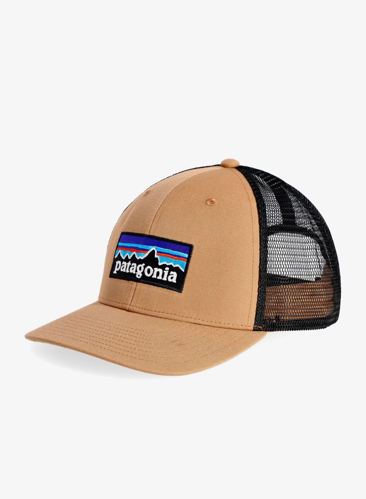 Кепка Patagonia P-6 Logo Trucker Hat - greyling brown