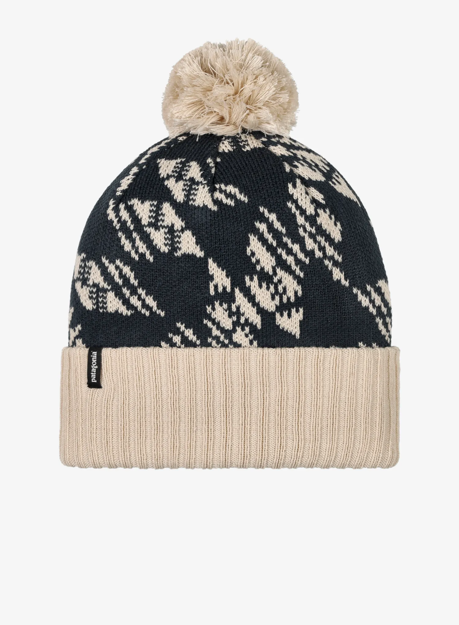 Шапка зимова Patagonia Powder Town Beanie - synchillae flight smolder blue