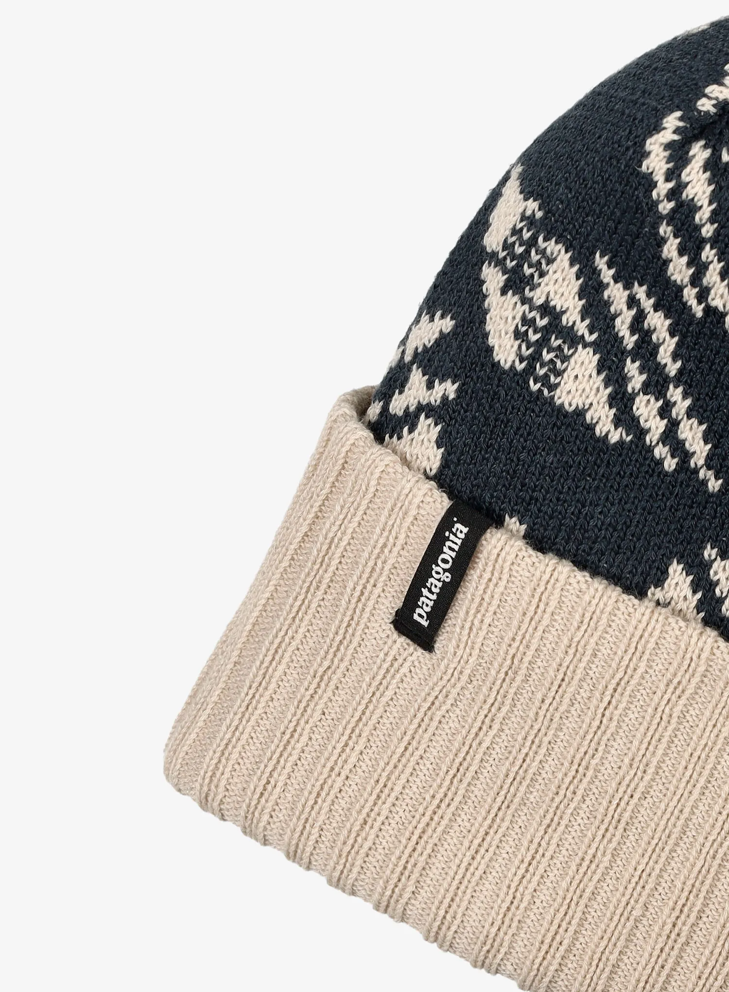 Шапка зимова Patagonia Powder Town Beanie - synchillae flight smolder blue