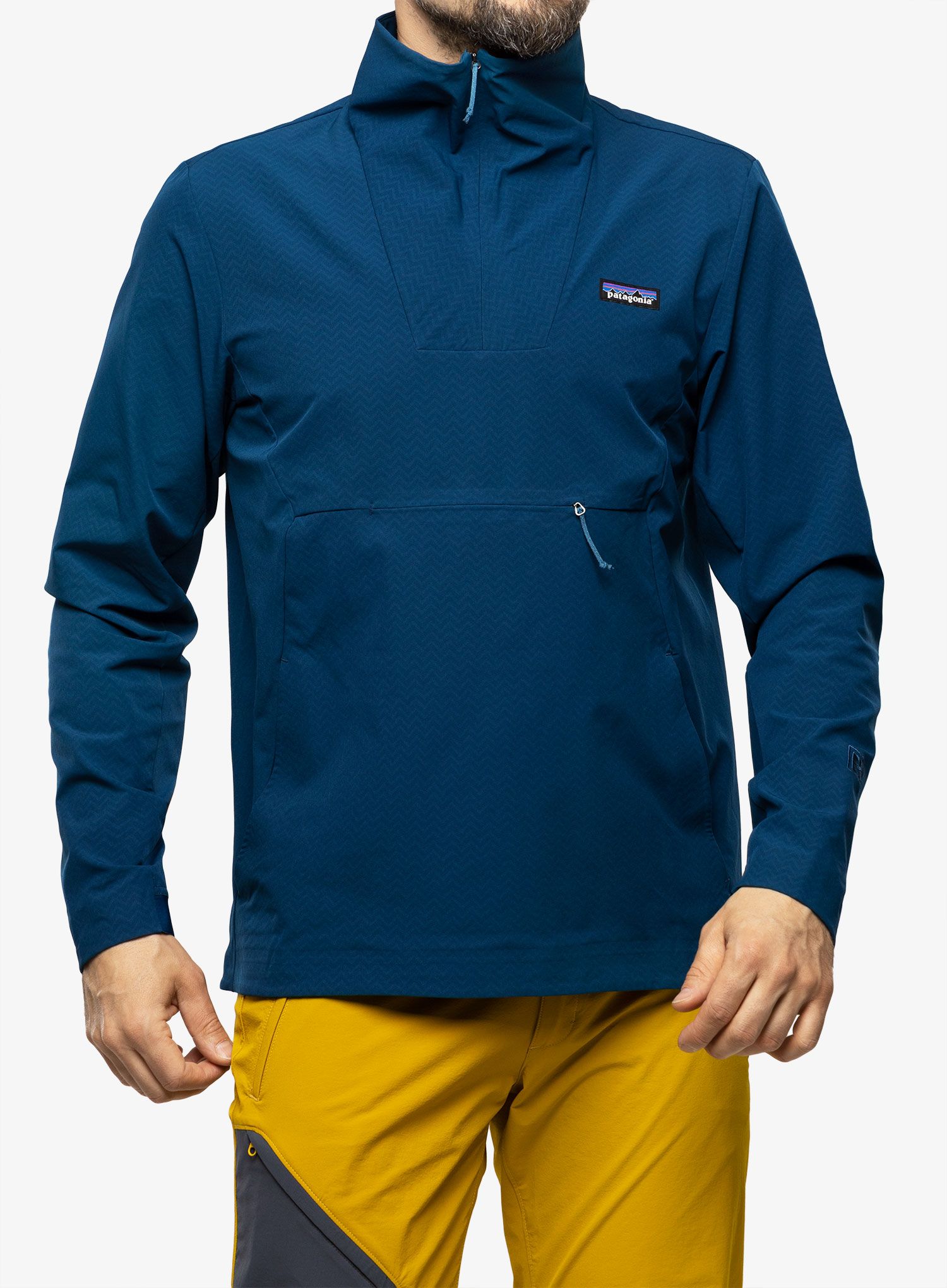 Куртка softshell Patagonia R1 CrossStrata P/O  - lago blue