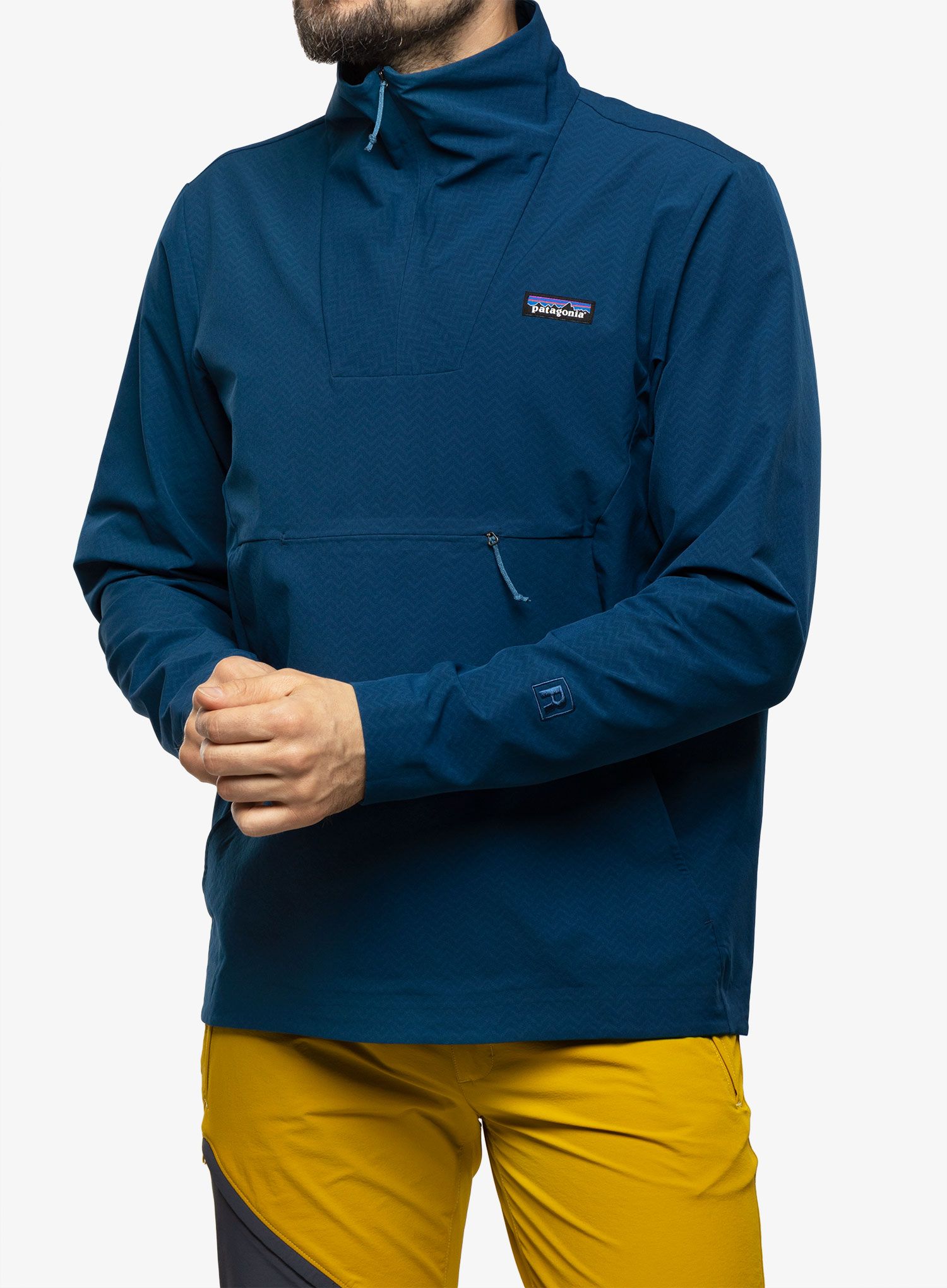 Куртка softshell Patagonia R1 CrossStrata P/O  - lago blue