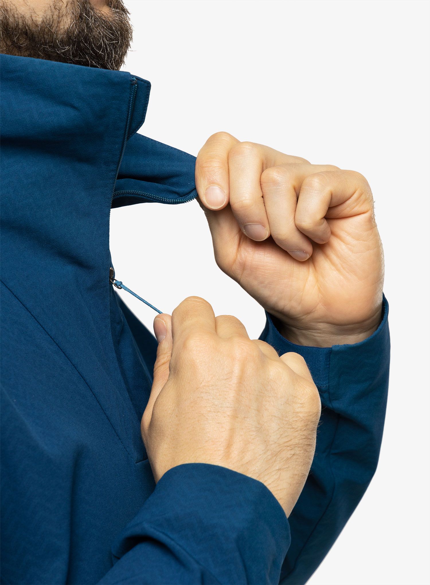 Куртка softshell Patagonia R1 CrossStrata P/O  - lago blue