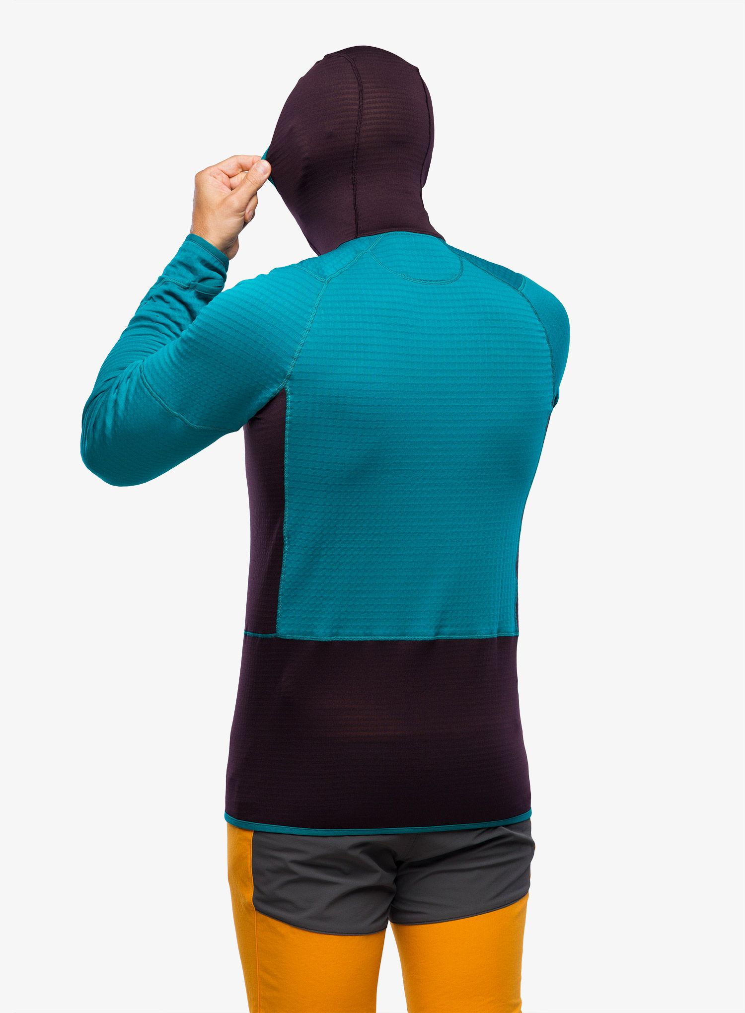 Кофта на блискавці Patagonia R1 Pullover Hoody - obsidian plum
