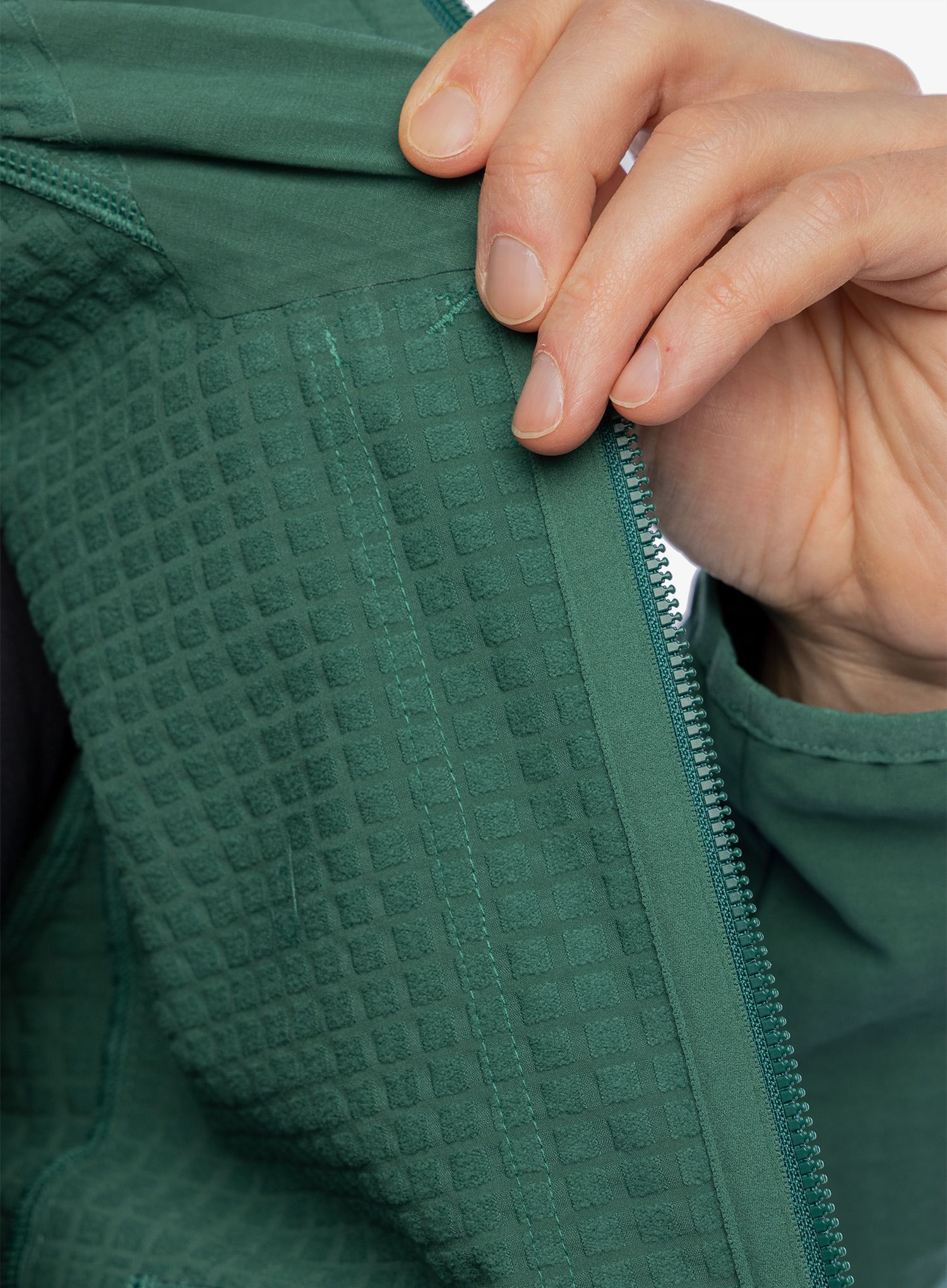 Куртка softshell Patagonia R1 TechFace Hoody - conifer green