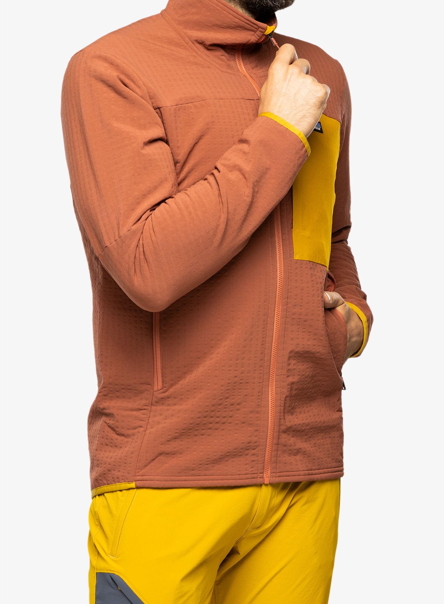 Куртка softshell Patagonia R2 TechFace Jkt - burl red