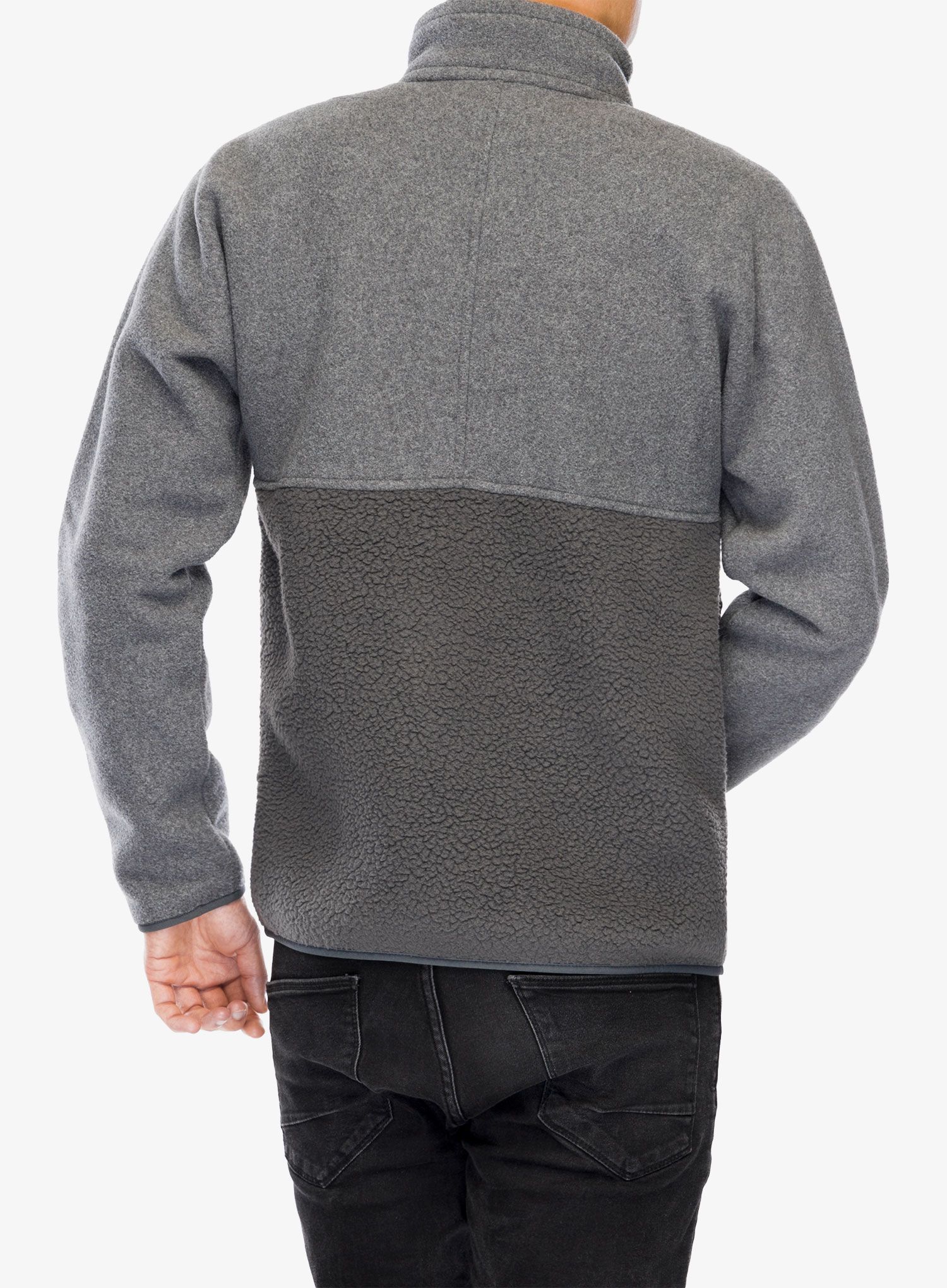 Фліска Patagonia Retro Pile 1/2 Snap Pullover - forge grey
