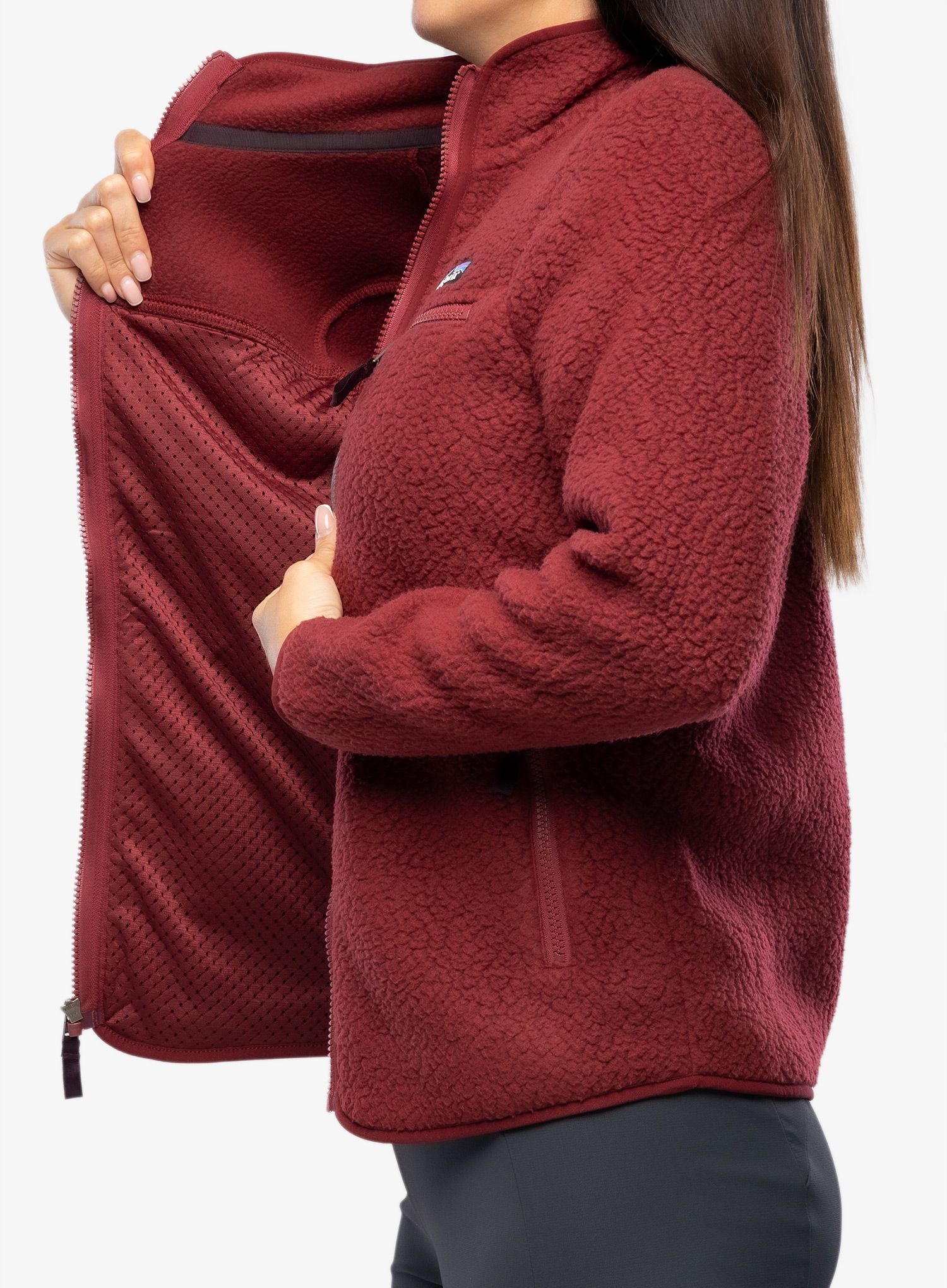 Фліска жіноча Patagonia Retro Pile Jacket - carmine red