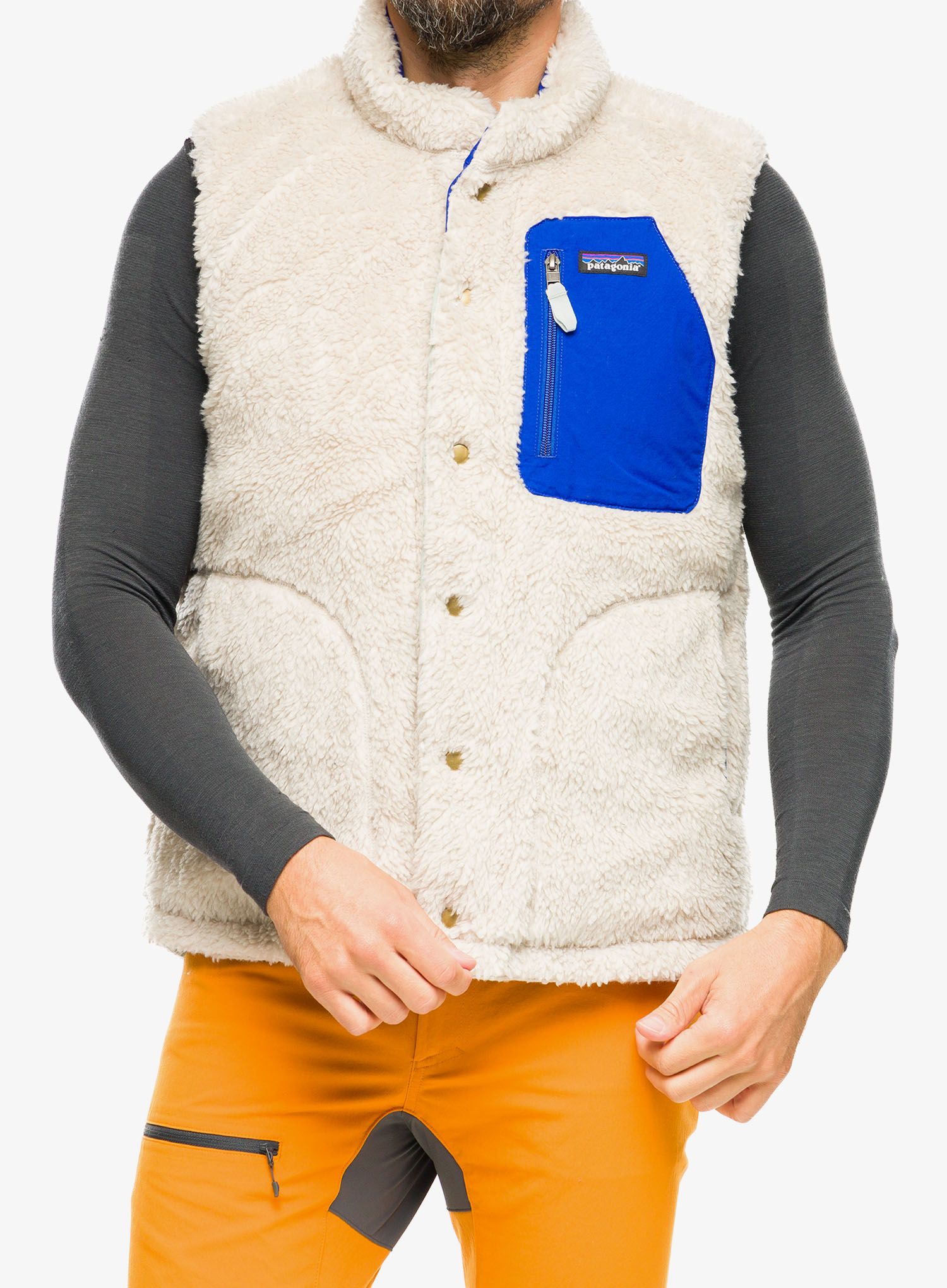 Жилет Patagonia Reversible Bivy Down Vest - sleet green