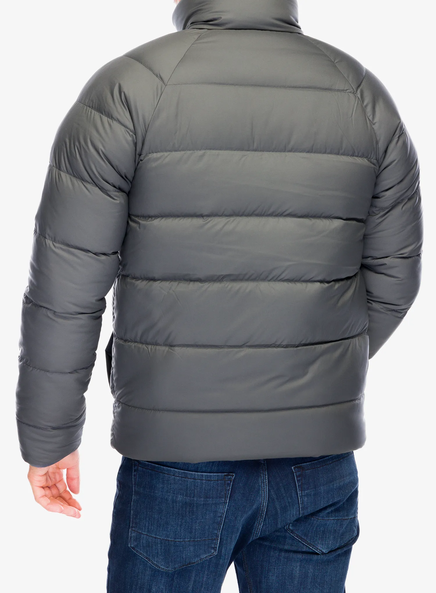 Пуховик Patagonia Reversible Silent Down Jacket - forge grey