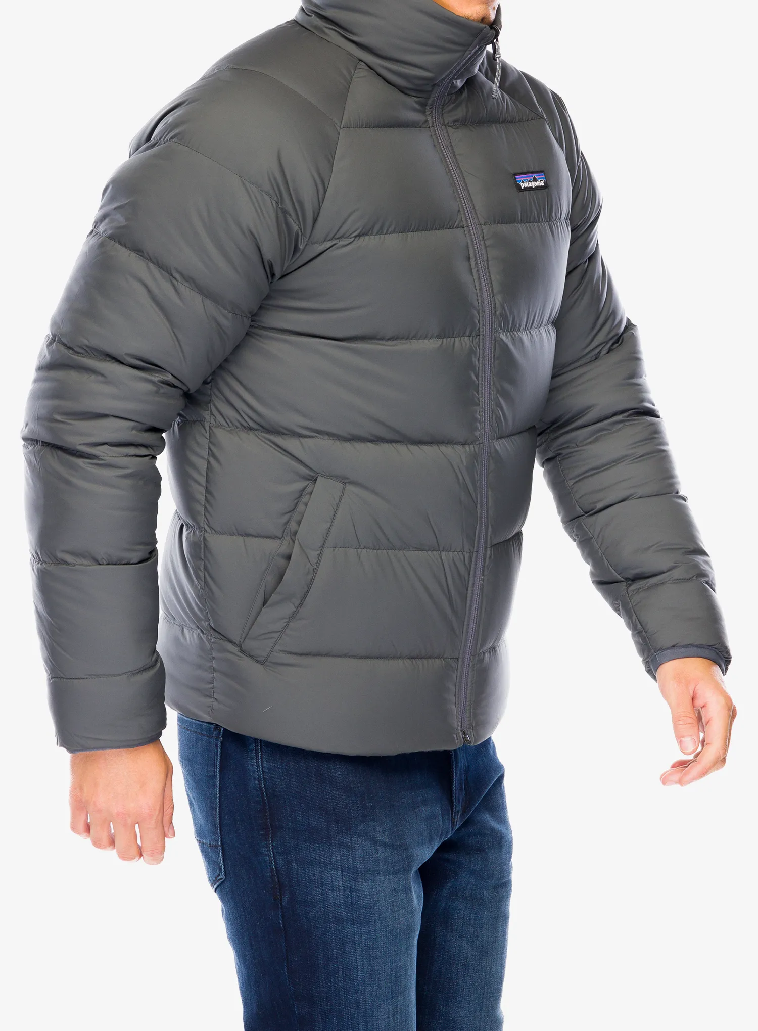Пуховик Patagonia Reversible Silent Down Jacket - forge grey