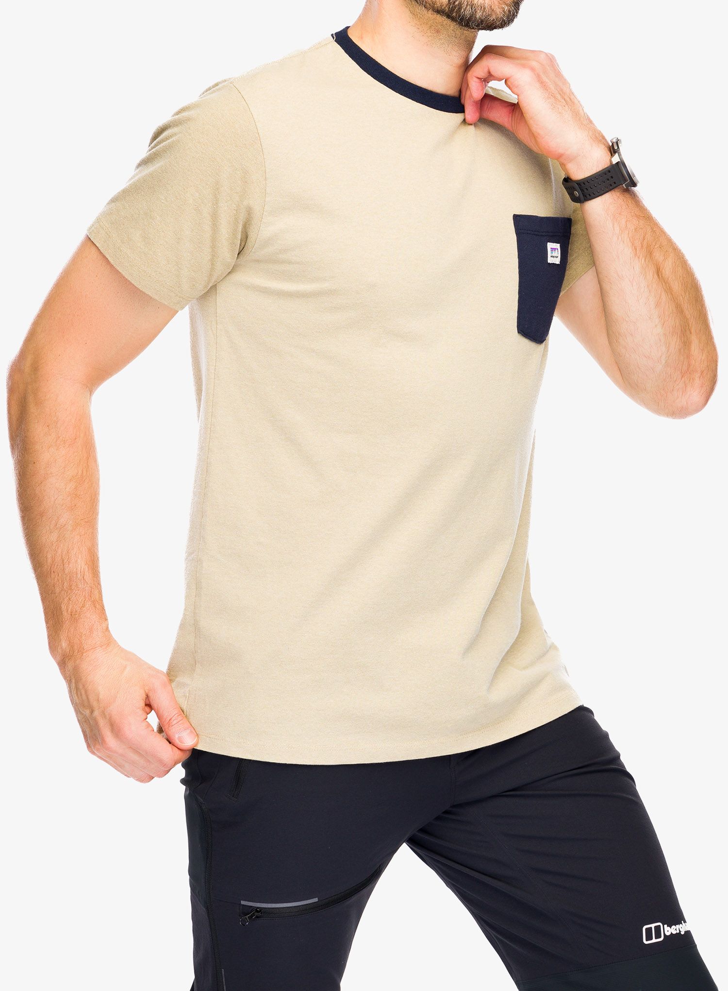 Футболка Patagonia Shop Sticker Pocket Responsibili-Tee - nautilus tan