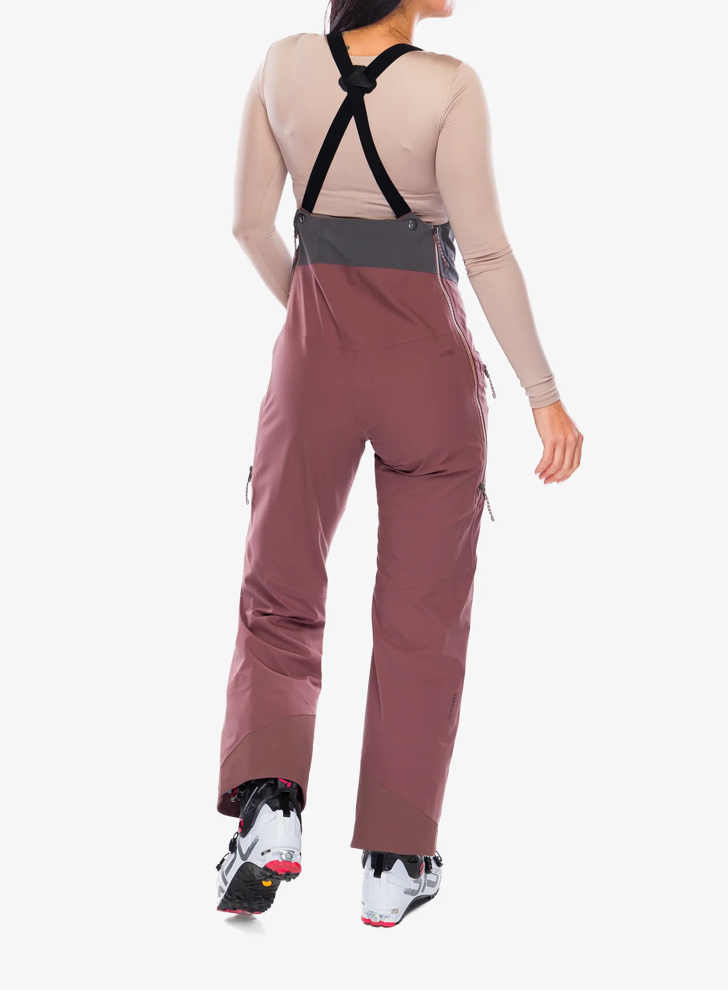 Жіночі штани з мембраною Patagonia SnowDrifter Bibs - dulse mauve
