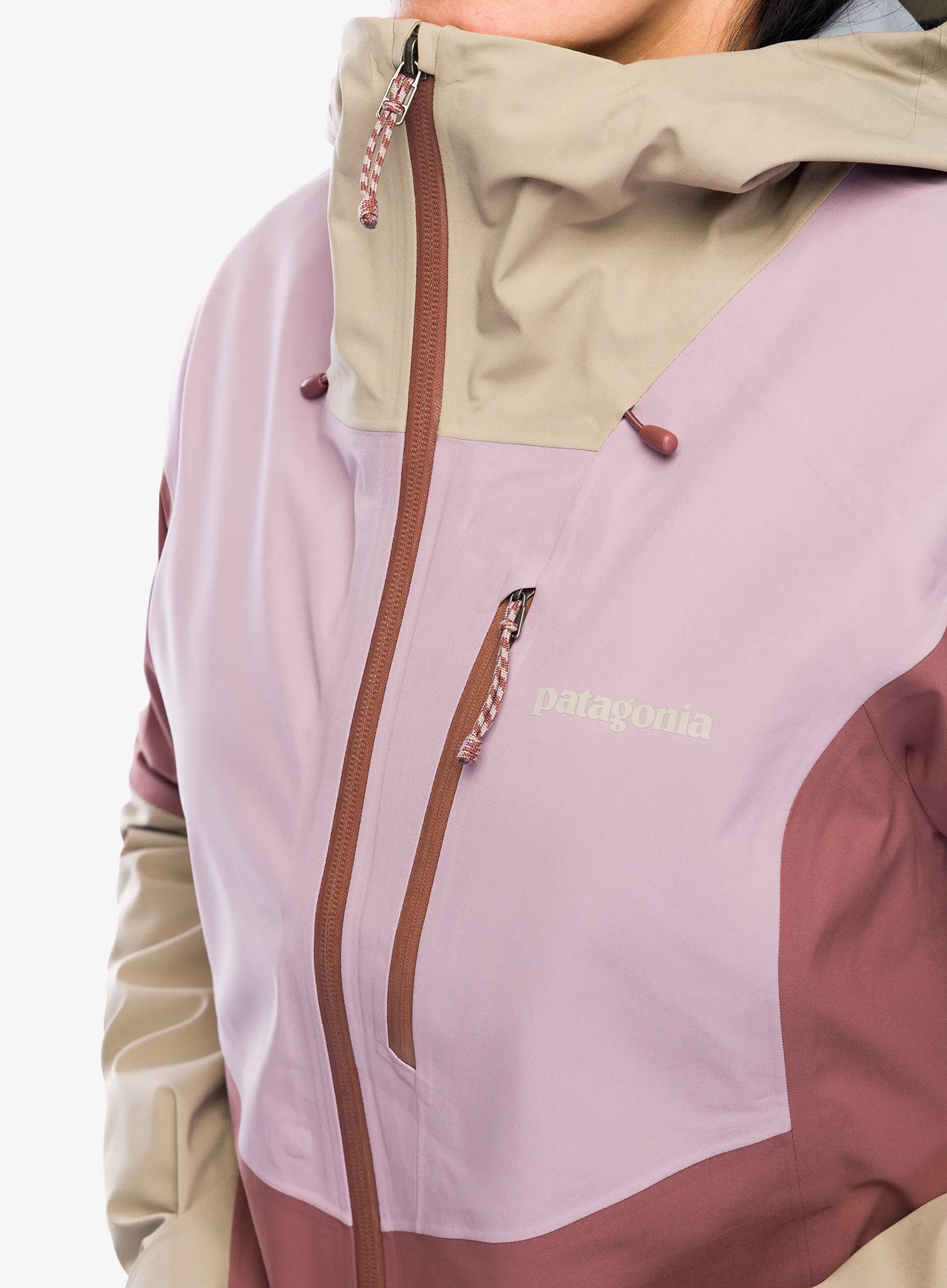 Куртка скітурингова жіноча Patagonia SnowDrifter Jacket - dulse mauve