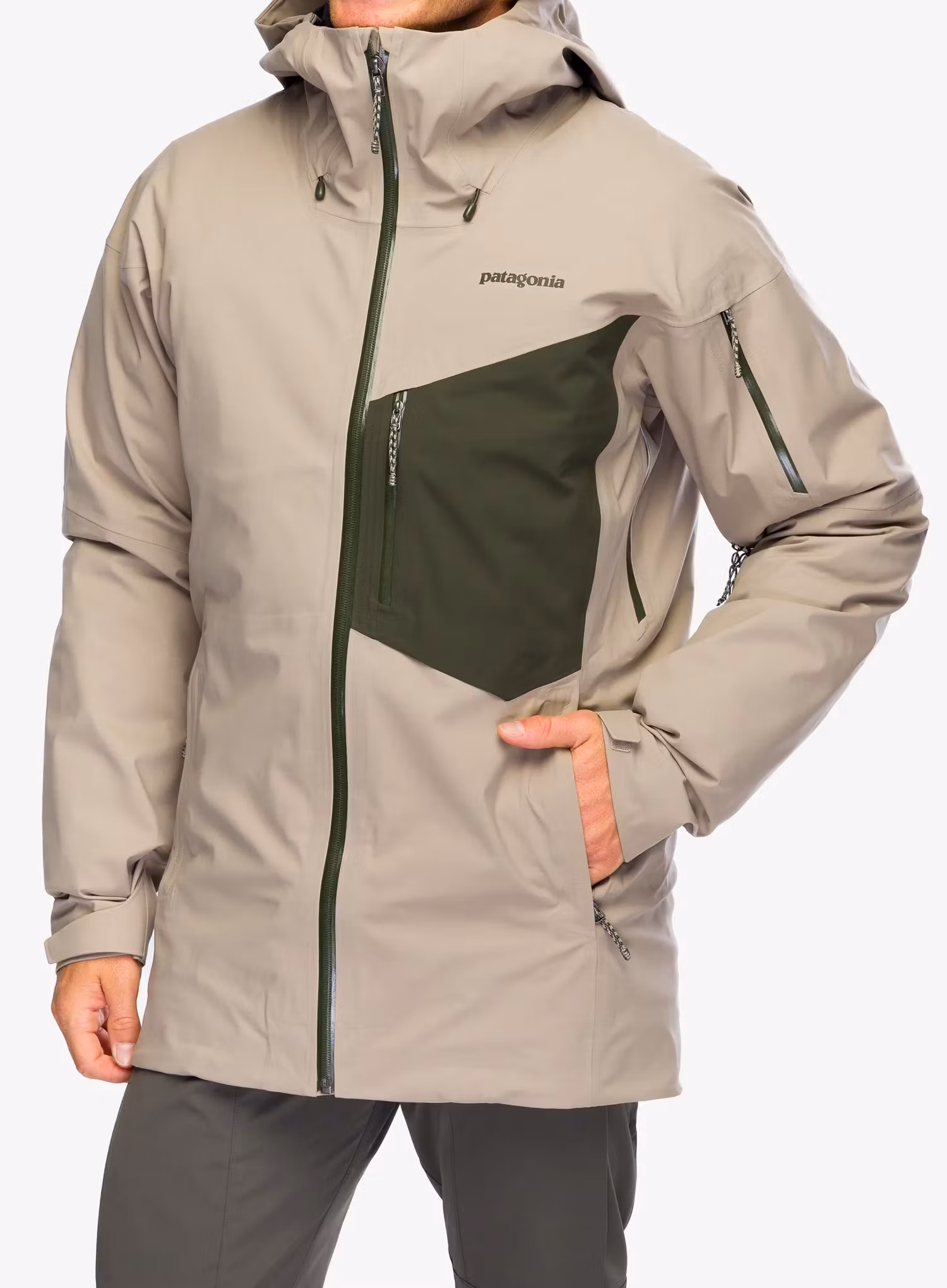 Куртка скітурингова Patagonia SnowDrifter Jacket - seabird grey