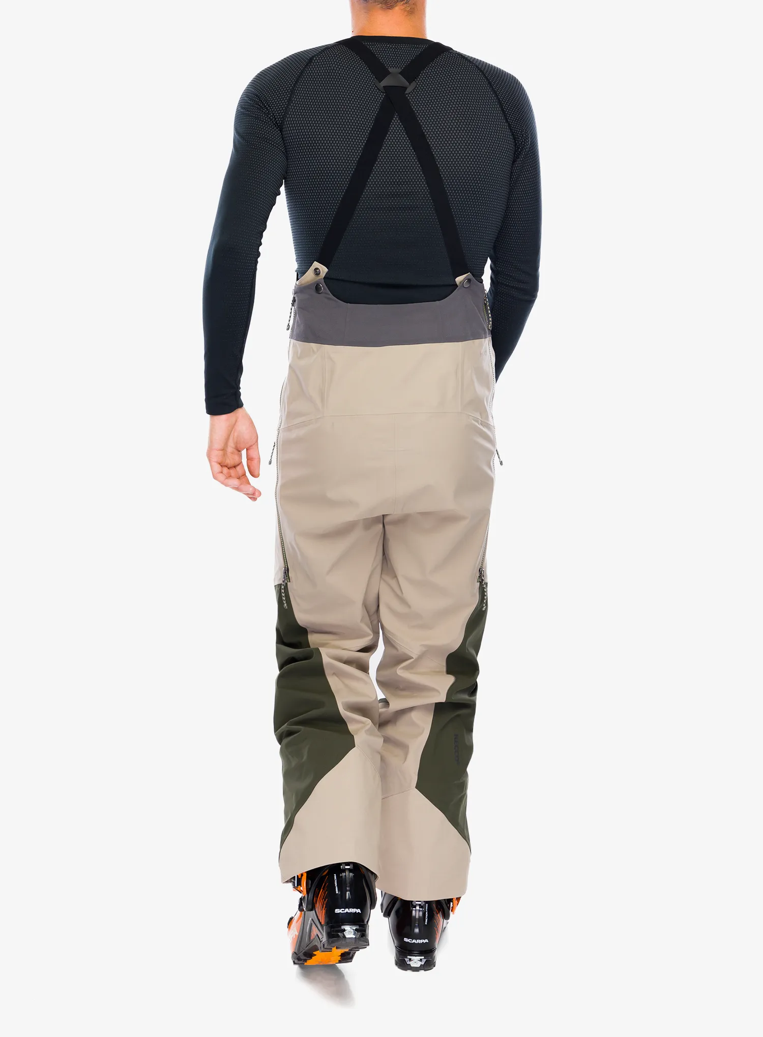 Штани скітурингові Patagonia Snowdrifter Bibs - seabird grey