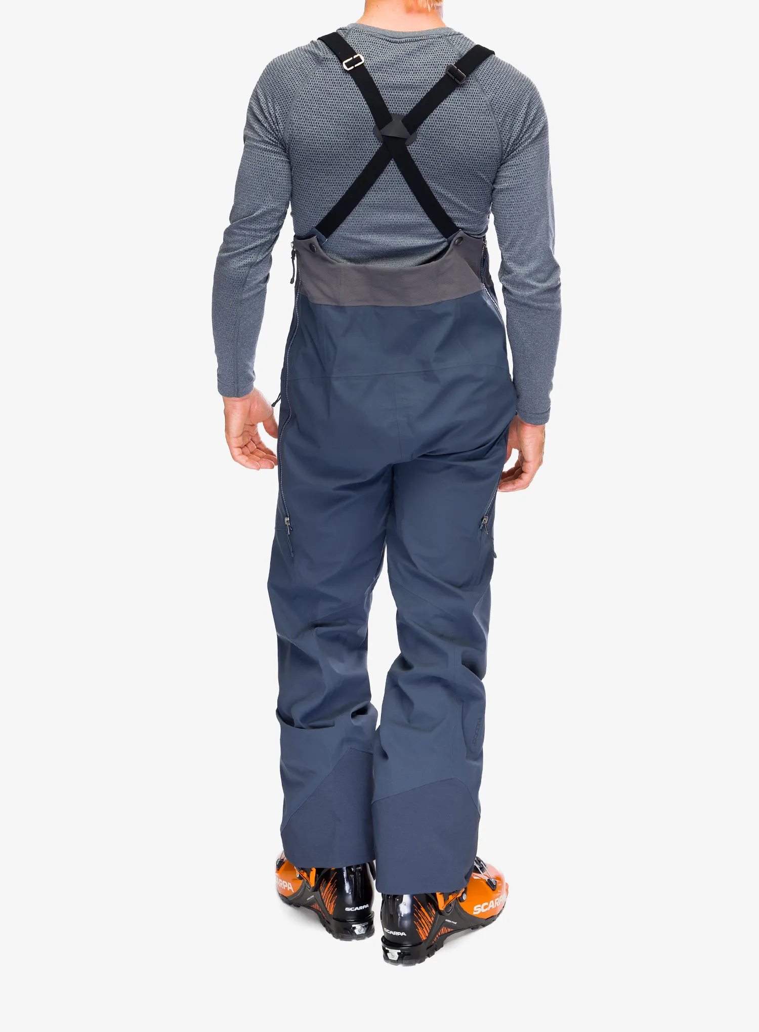 Штани трекінгові Patagonia Snowdrifter Bibs - smolder blue