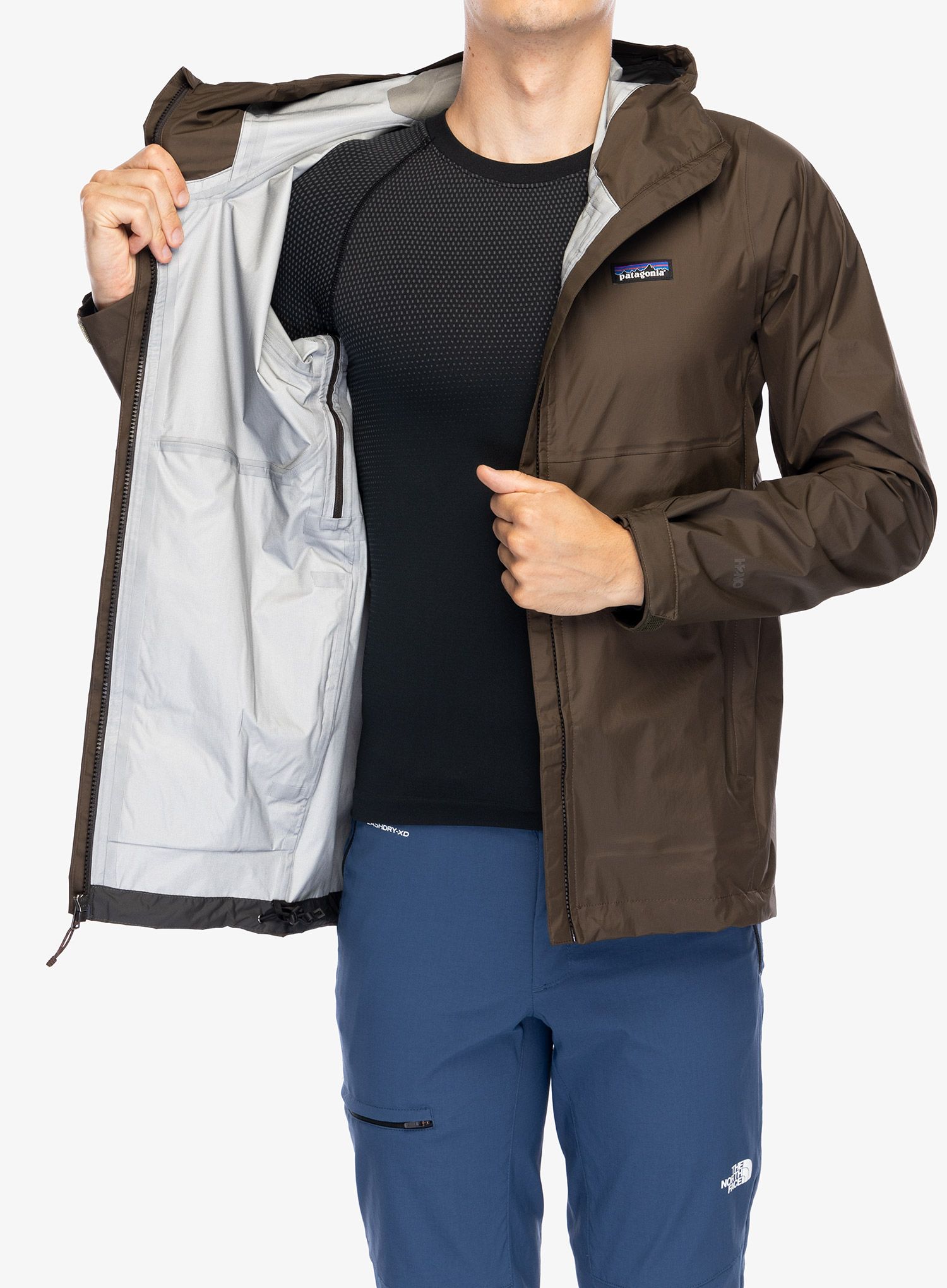 Куртка дощовик Patagonia Torrentshell 3L Jacket - dark walnut