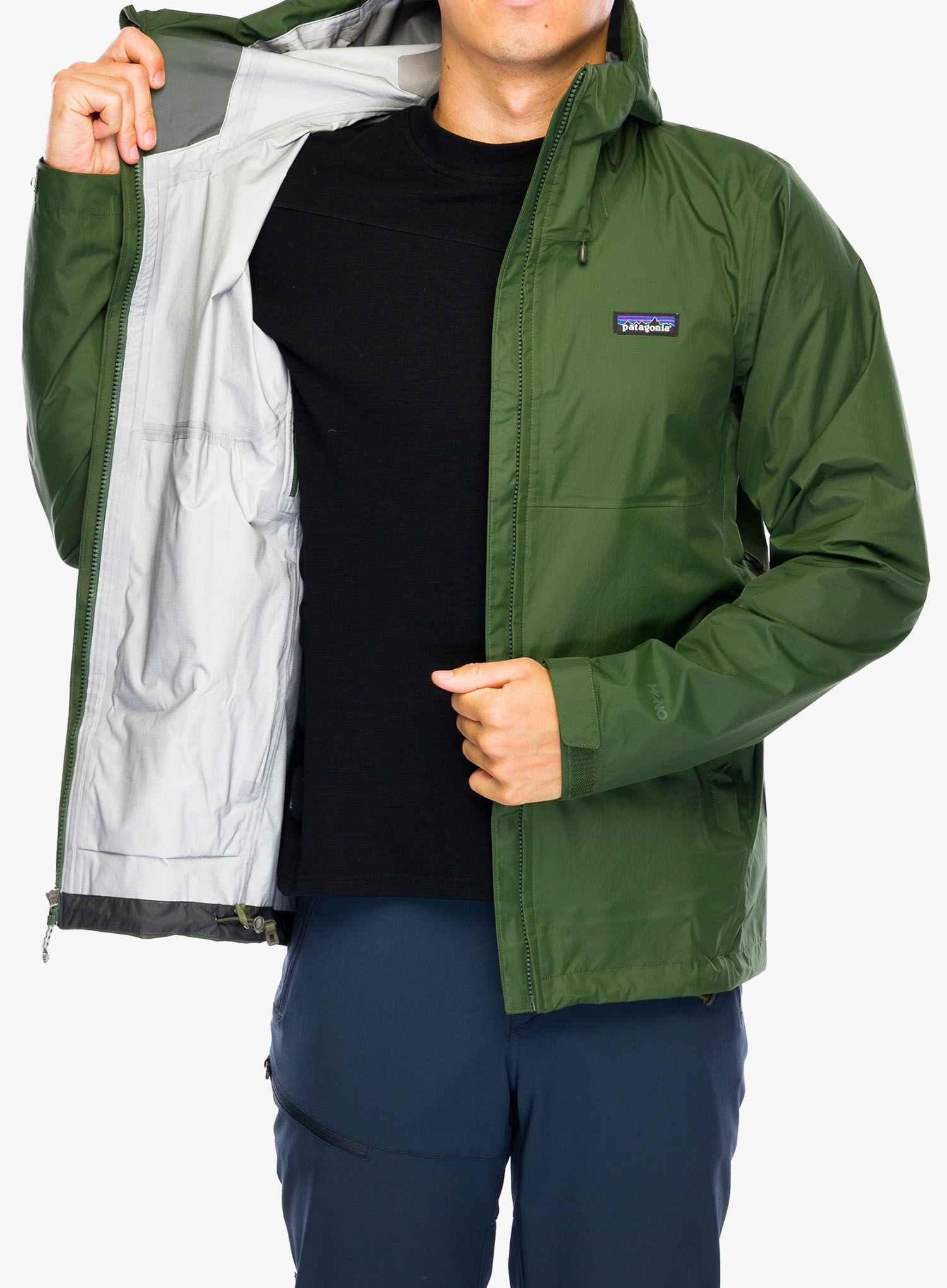 Куртка дощовик Patagonia Torrentshell 3L Jacket - torrey pine green