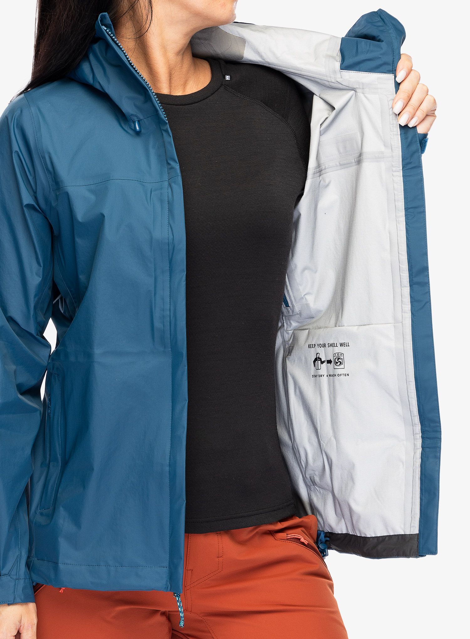 Куртка з мембраною жіноча Patagonia Torrentshell 3L Jacket - lagom blue