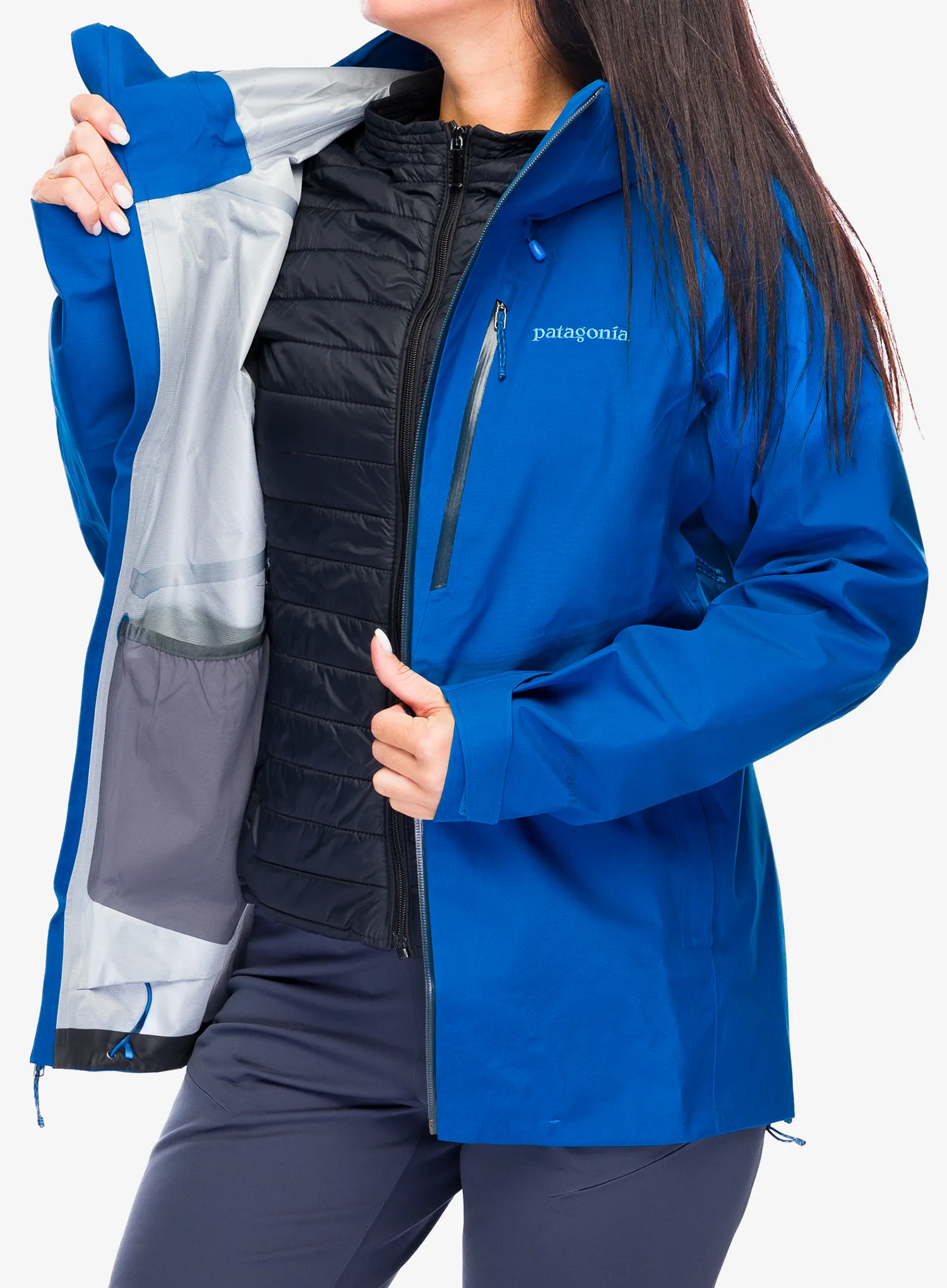 Куртка з мембраною жіноча Patagonia Triolet Jacket - endles blue
