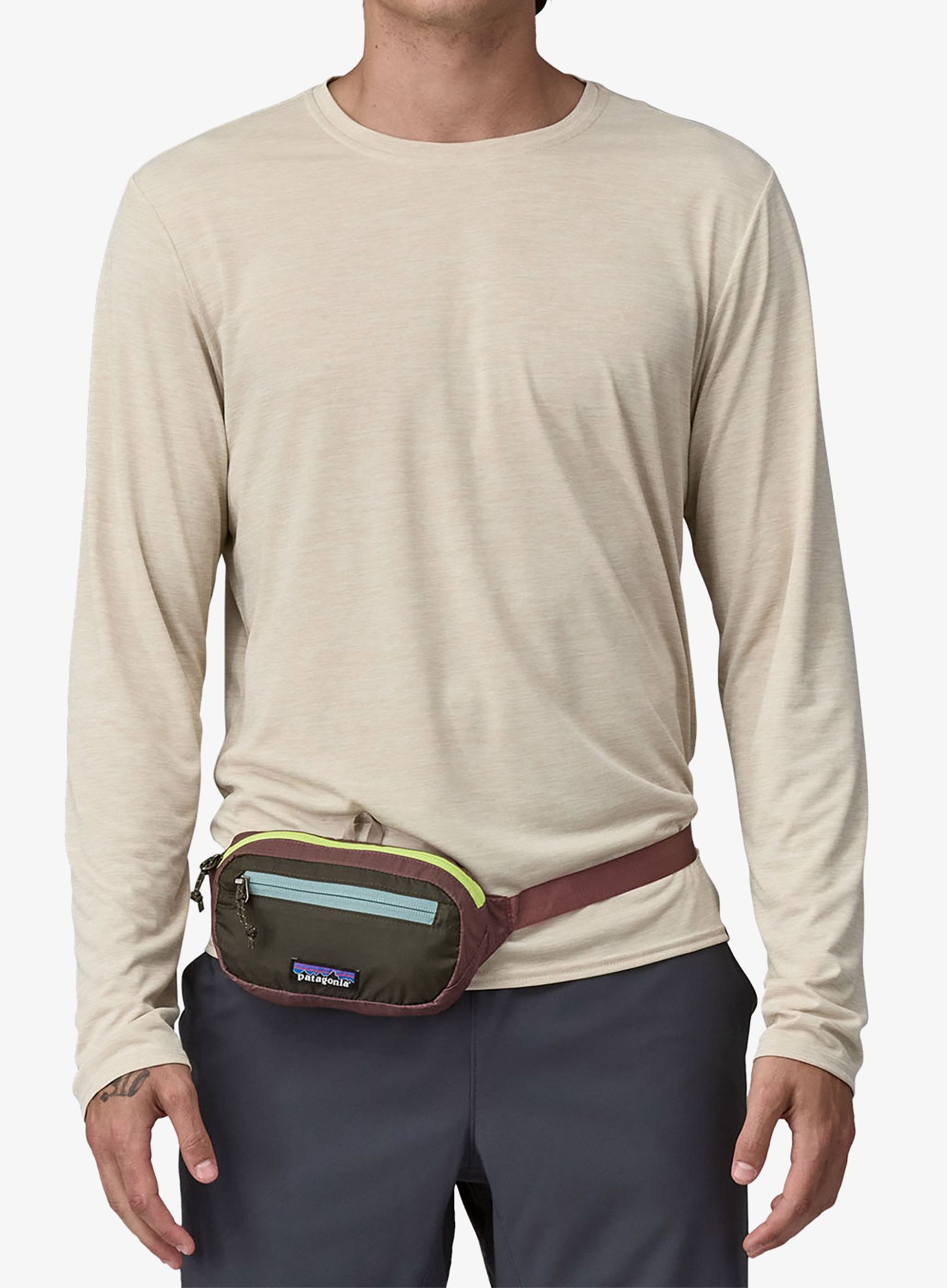 Сумка поясна Patagonia Ultralight Black Hole Mini Hip Pack - patchwork/pine needle green