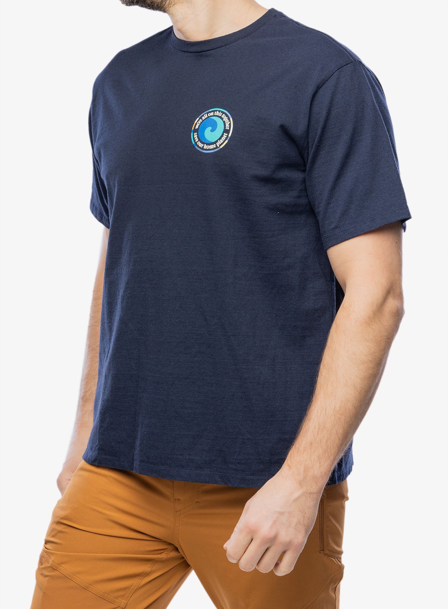 Футболка з принтом Patagonia Unity Fitz Responsibili-Tee - new navy