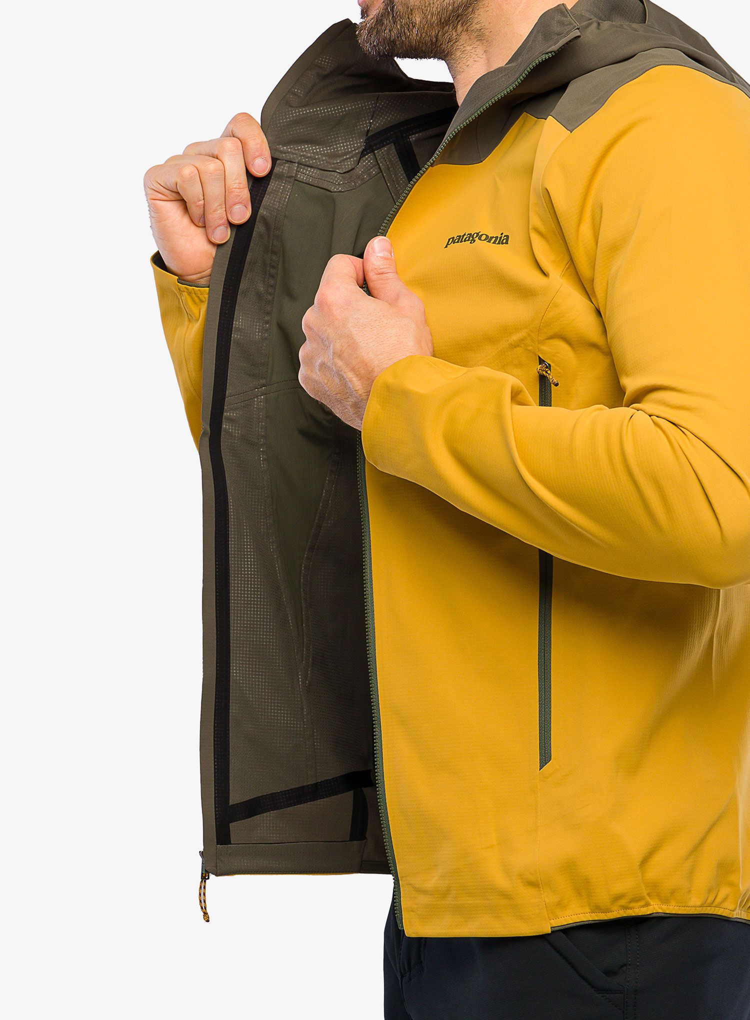 Куртка скітурингова Patagonia Upstride Jacket - cabin gold