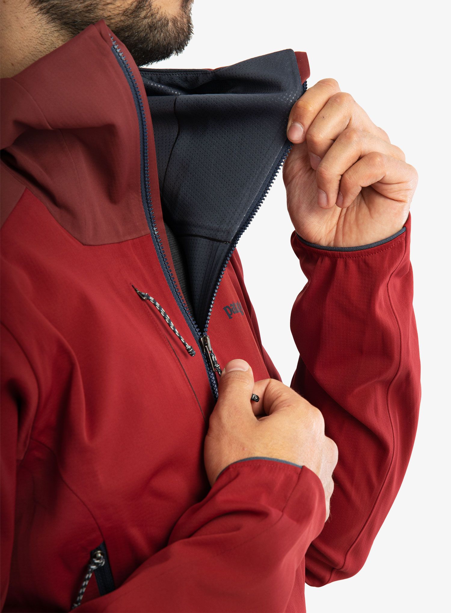 Куртка скітурингова Patagonia Upstride Jacket - wax red