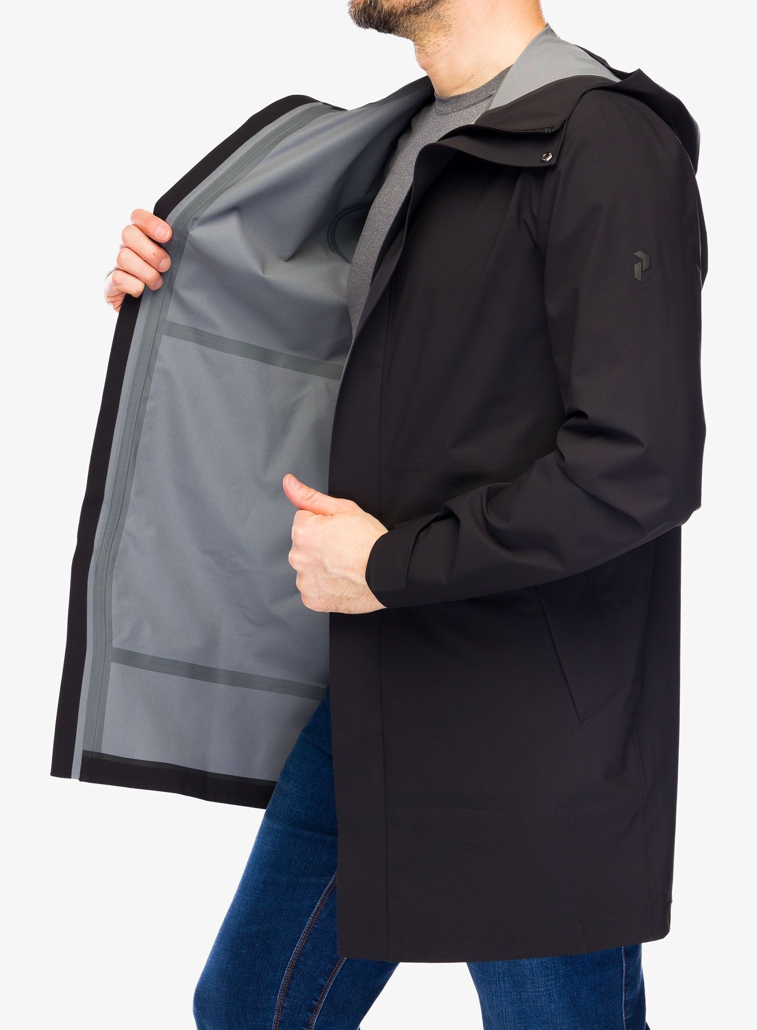 Плащ дощовик Peak Perfomance Cloudburst Coat - black