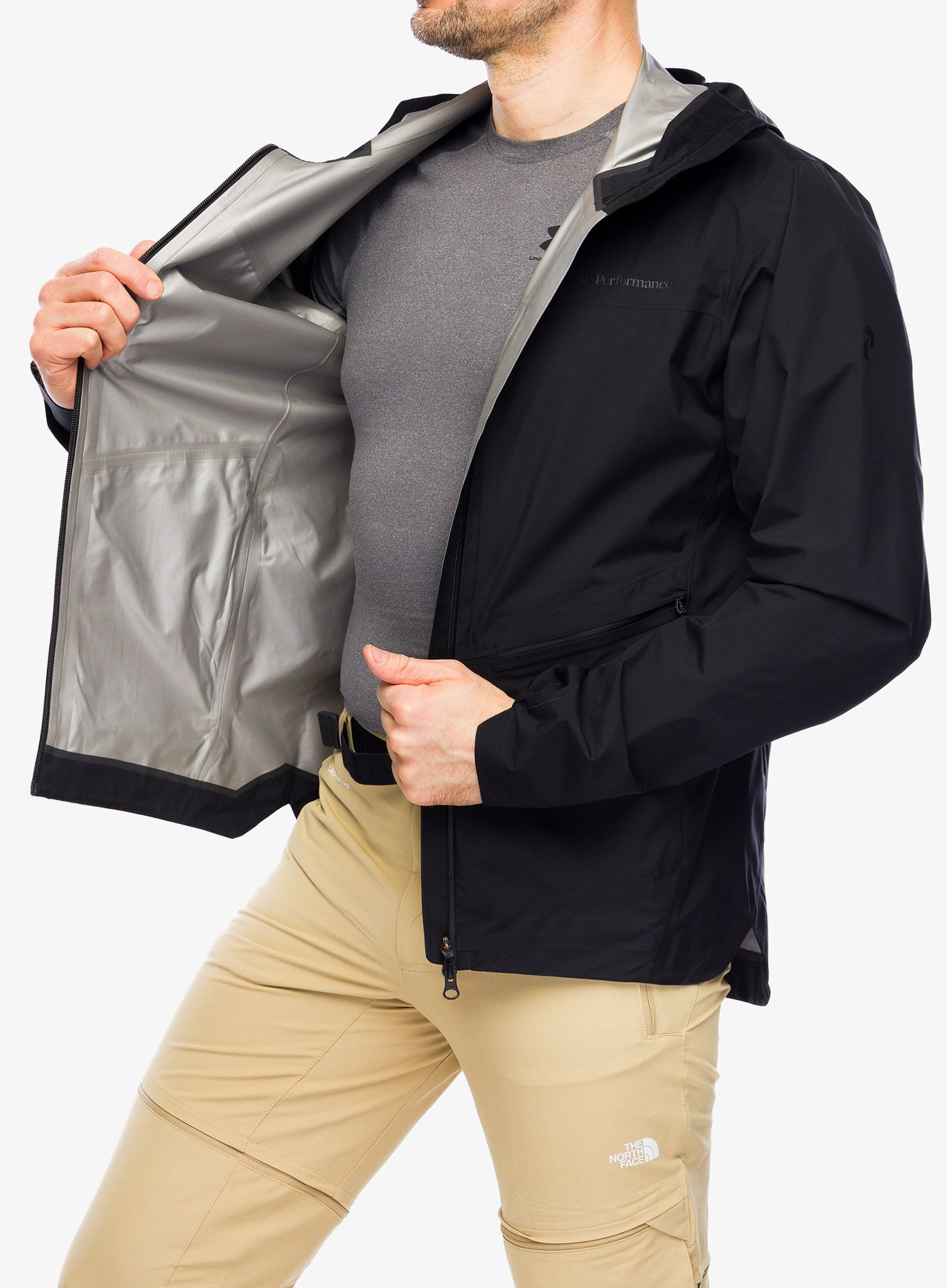 Куртка дощовик Peak Perfomance Commuter GORE-TEX Paclite Jacket - black