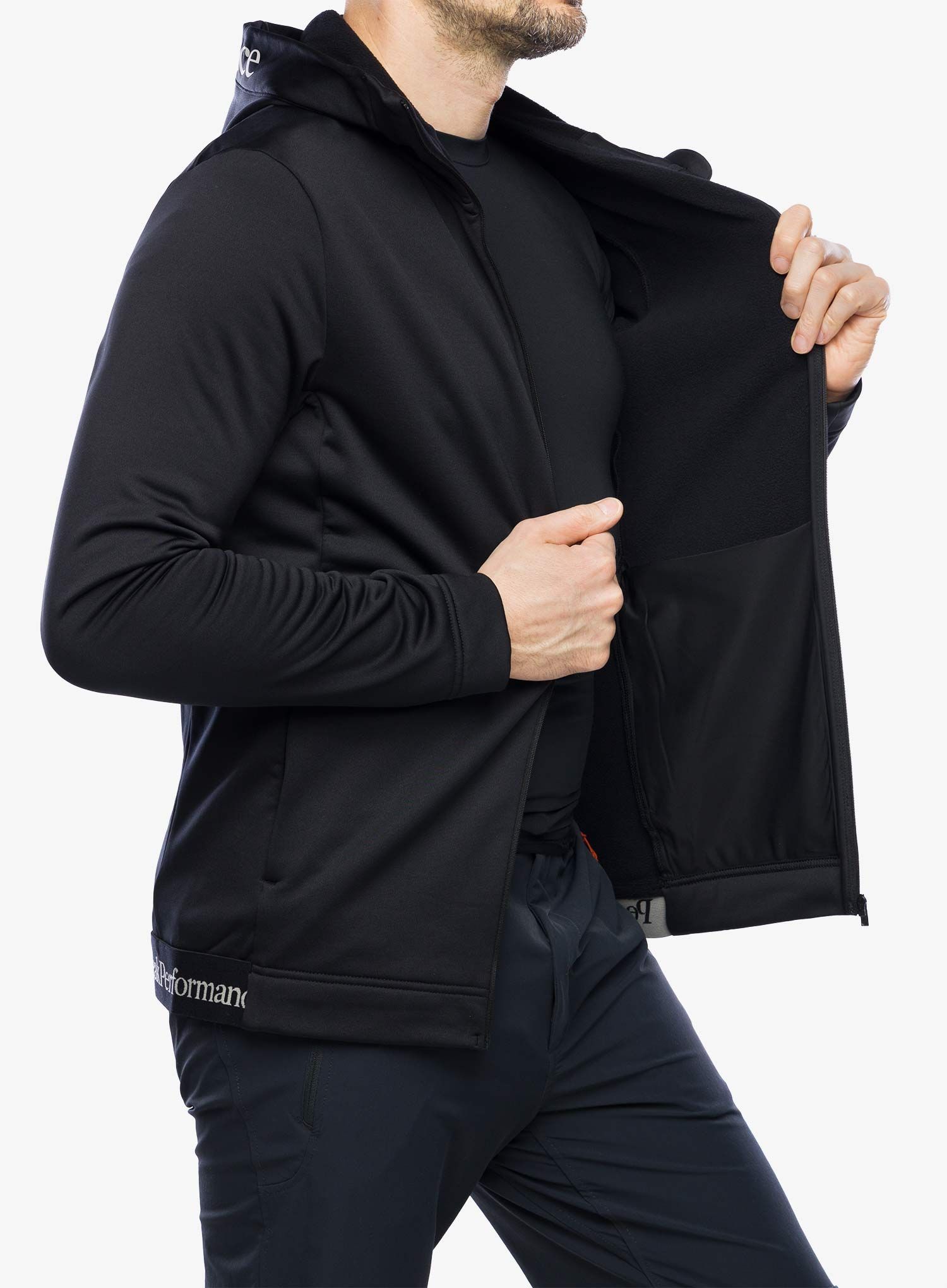 Кофта з каптуром Peak Perfomance Rider Tech Zip Hood - black