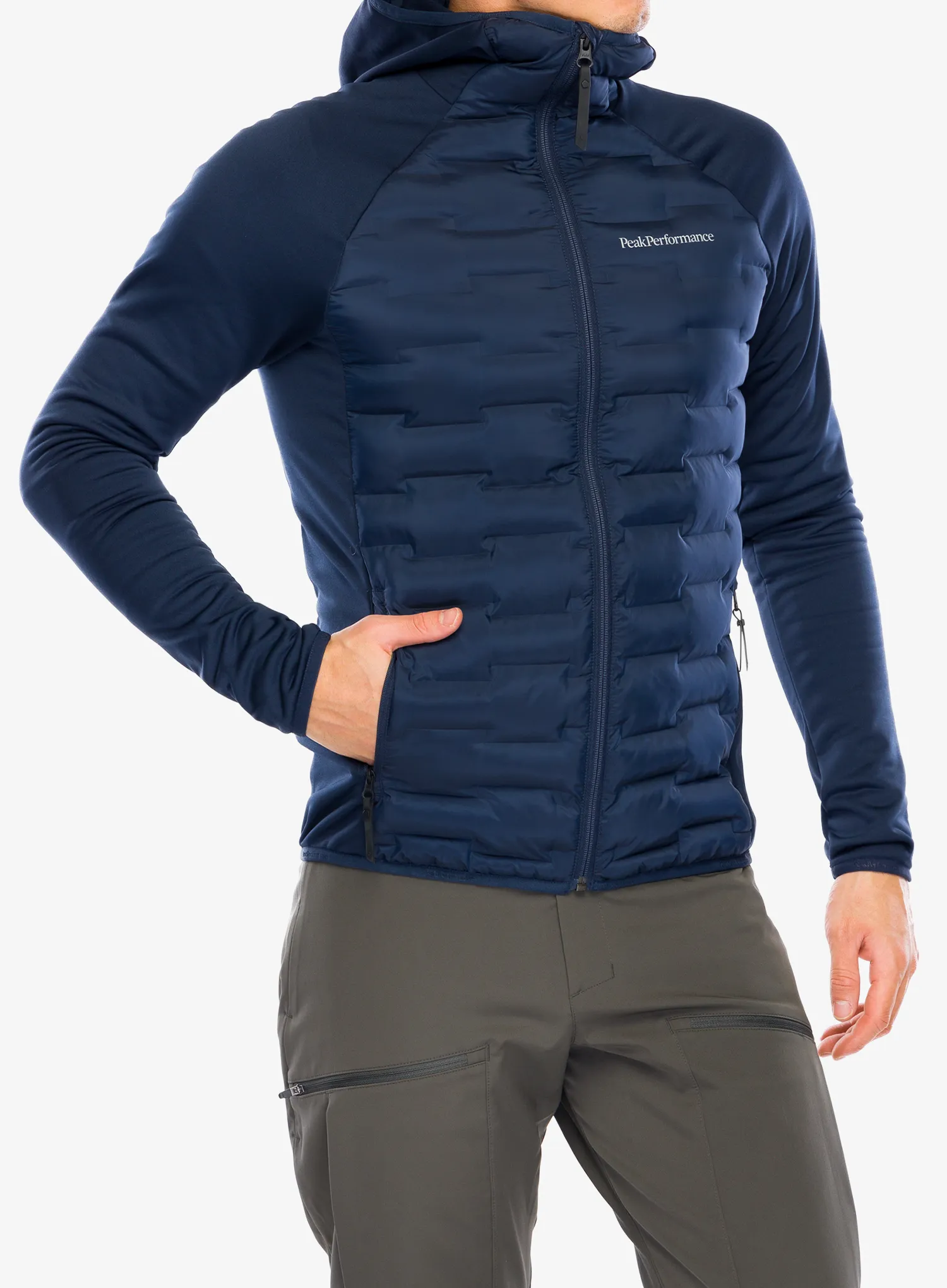 Куртка Peak Performance Argon Hybrid Hood - blue shadow