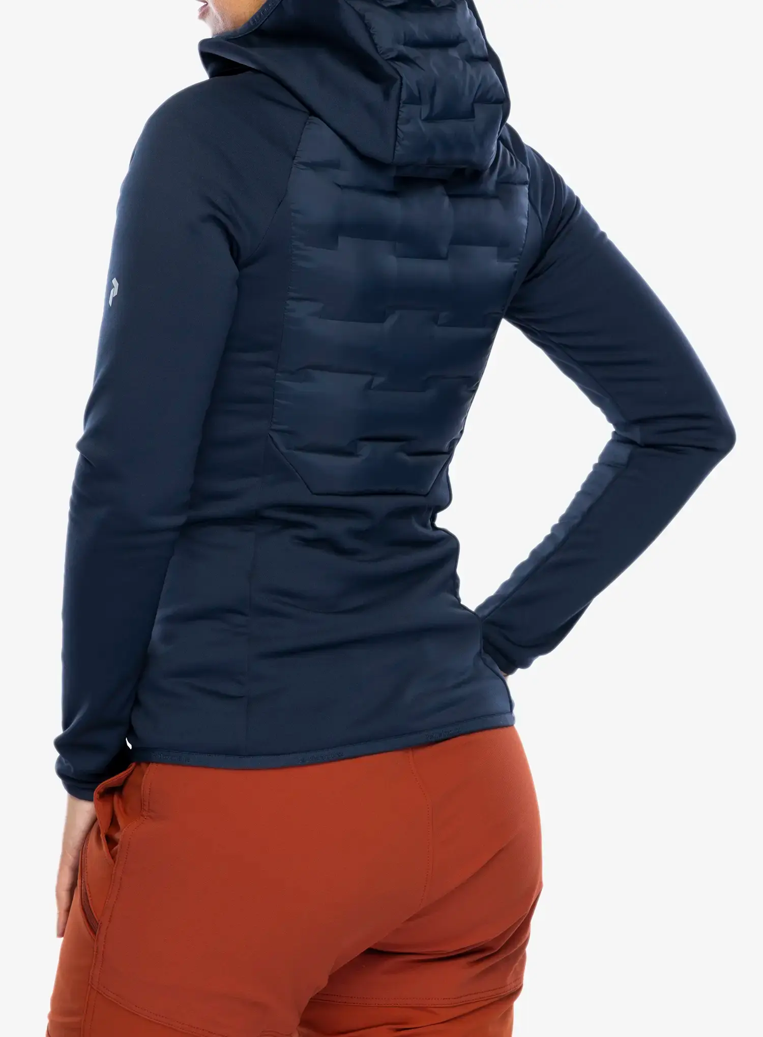 Куртка гібридна жіноча Peak Performance Argon Hybrid Hood - blue shadow