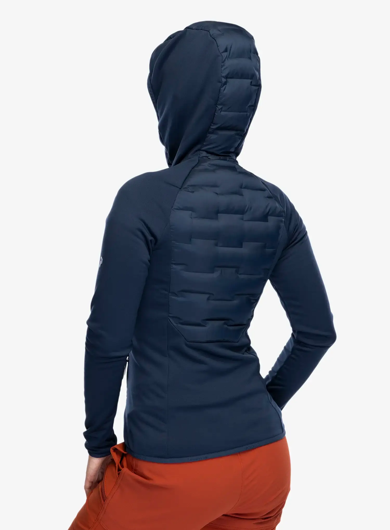 Куртка гібридна жіноча Peak Performance Argon Hybrid Hood - blue shadow
