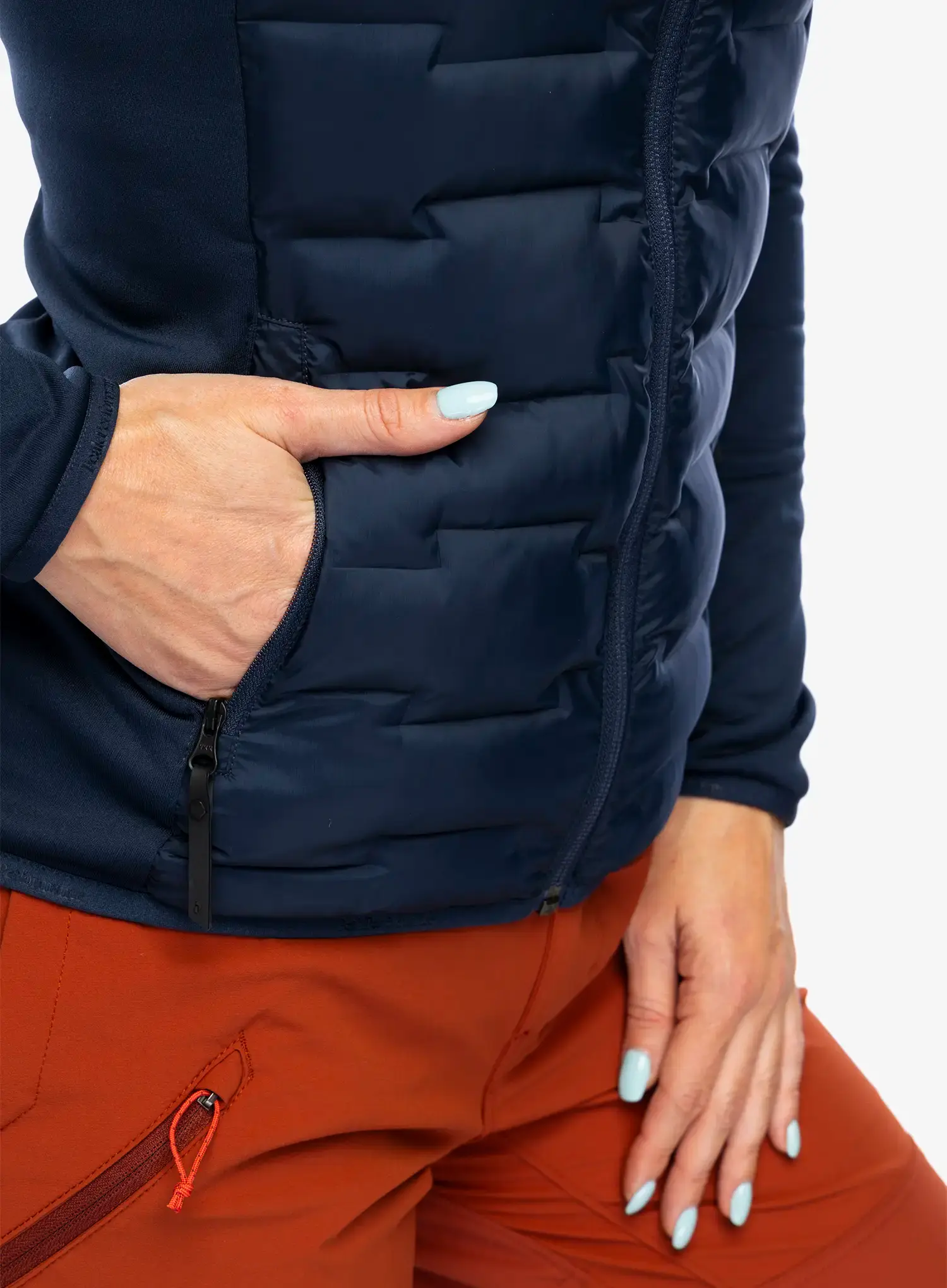 Куртка гібридна жіноча Peak Performance Argon Hybrid Hood - blue shadow