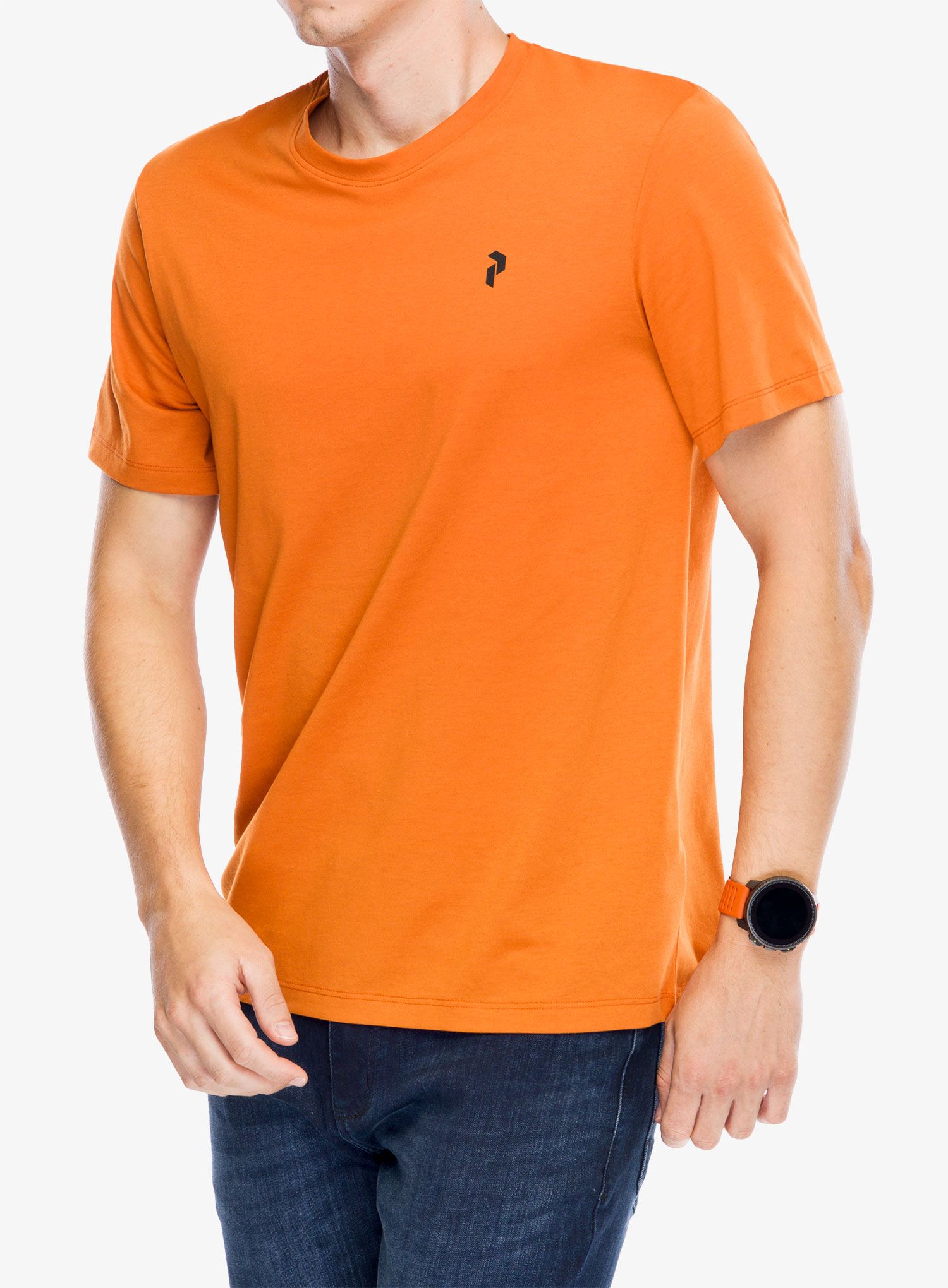 Швидковисихаюча футболка Peak Performance Explore Graphic Tee - gold flame
