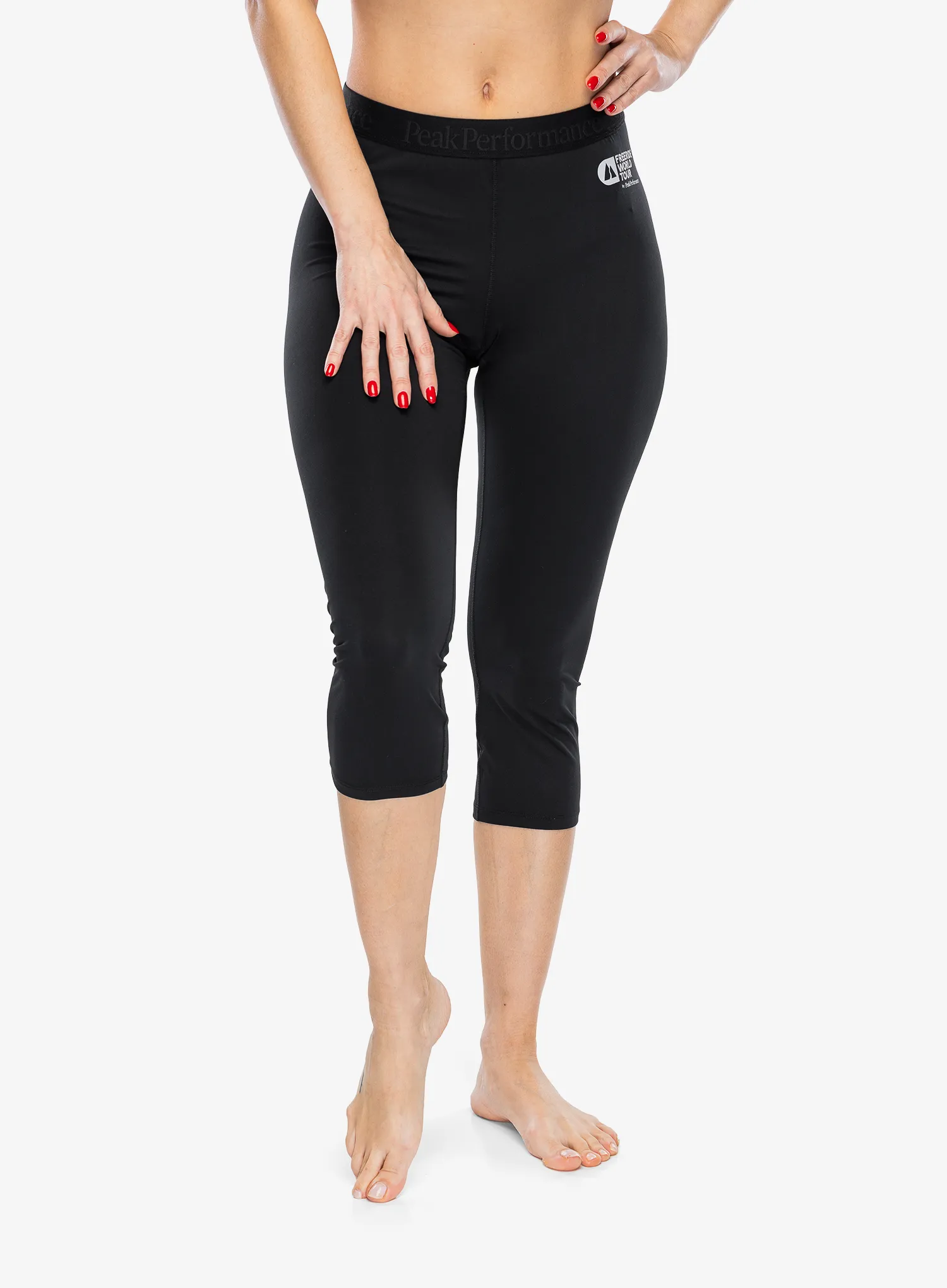 Термолегінси жіночі Peak Performance FWT Spirit Short John - black