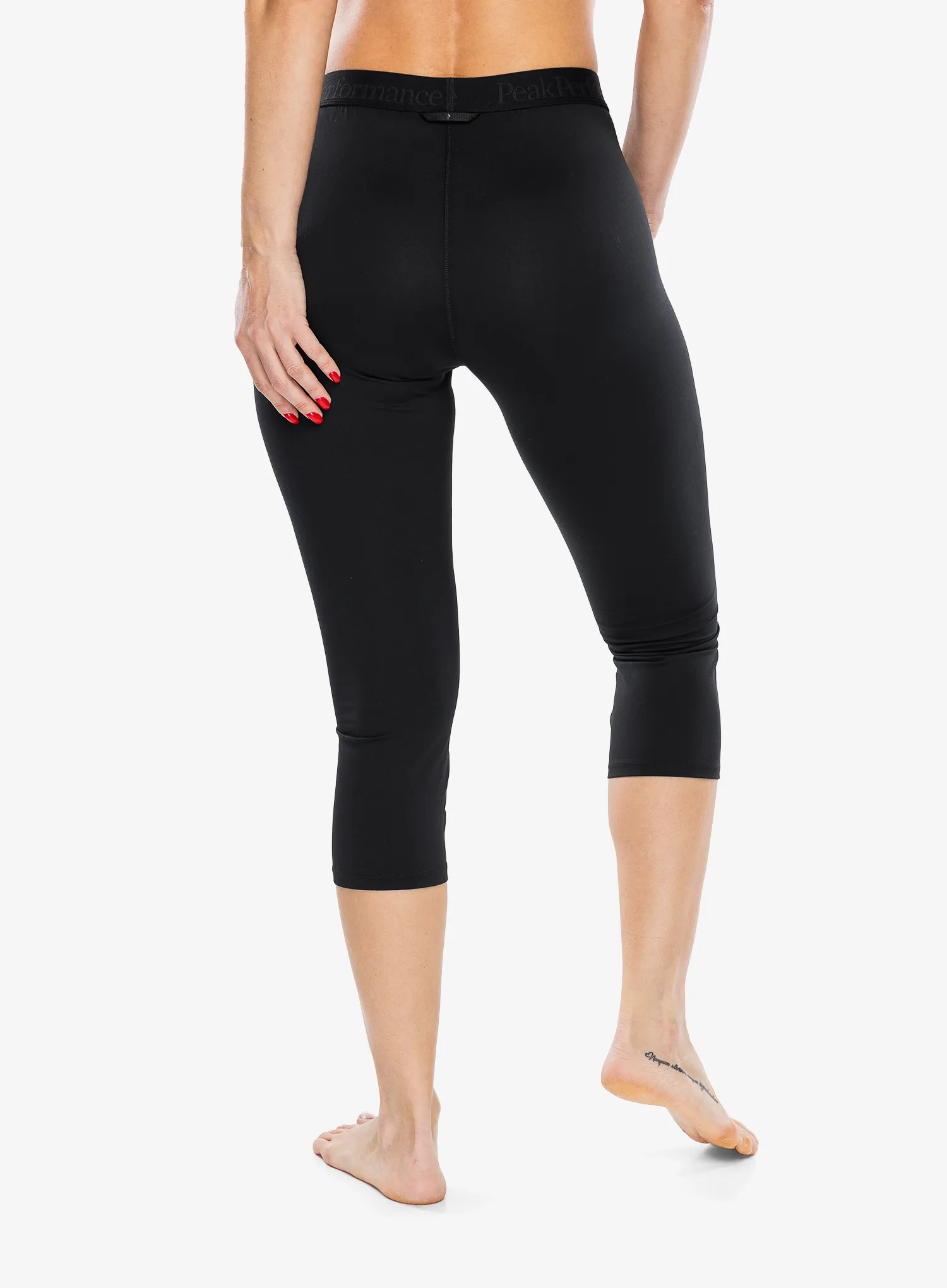 Термолегінси жіночі Peak Performance FWT Spirit Short John - black
