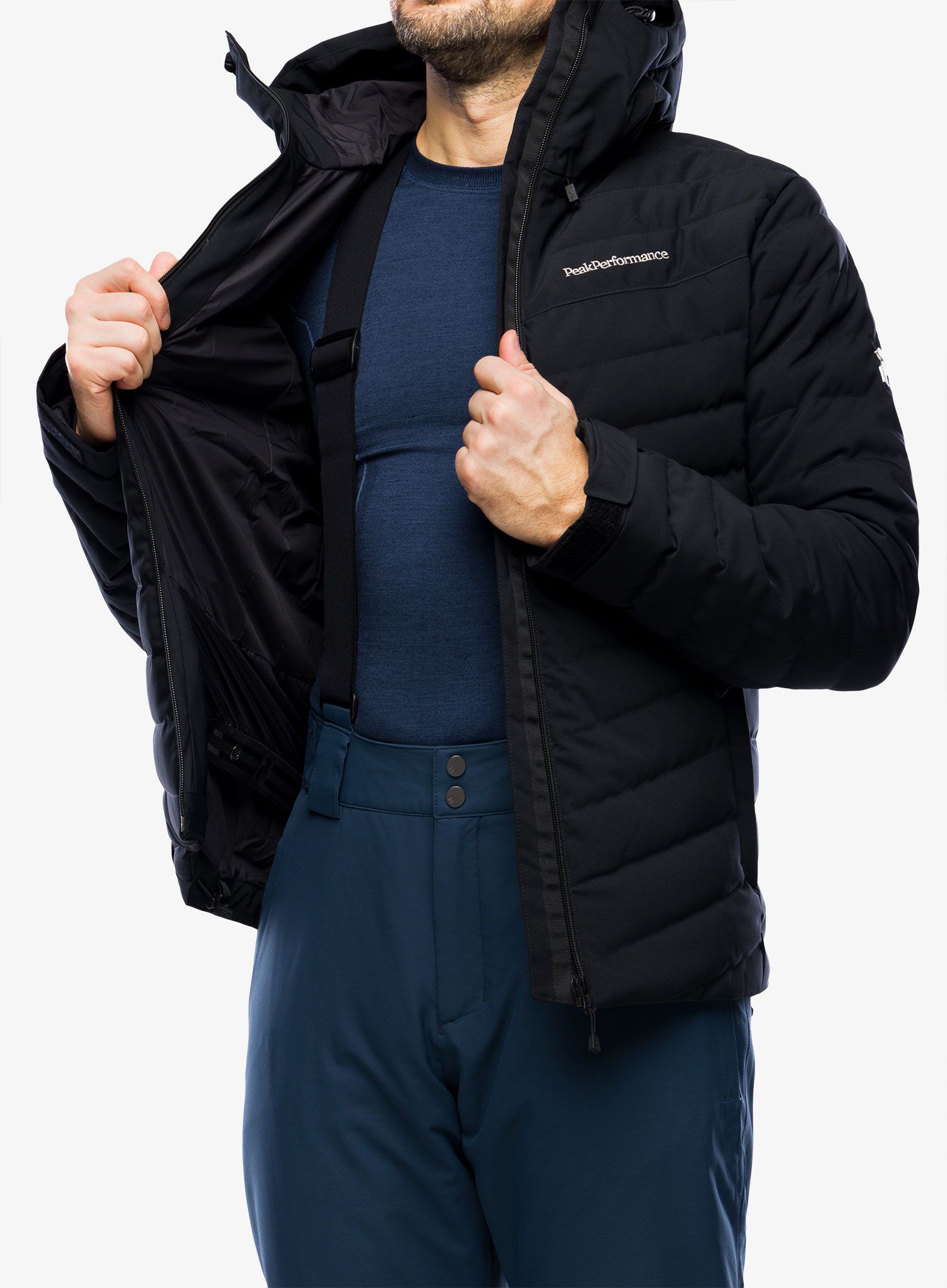 Куртка лижна Peak Performance Frost Ski Down Jacket - black/black
