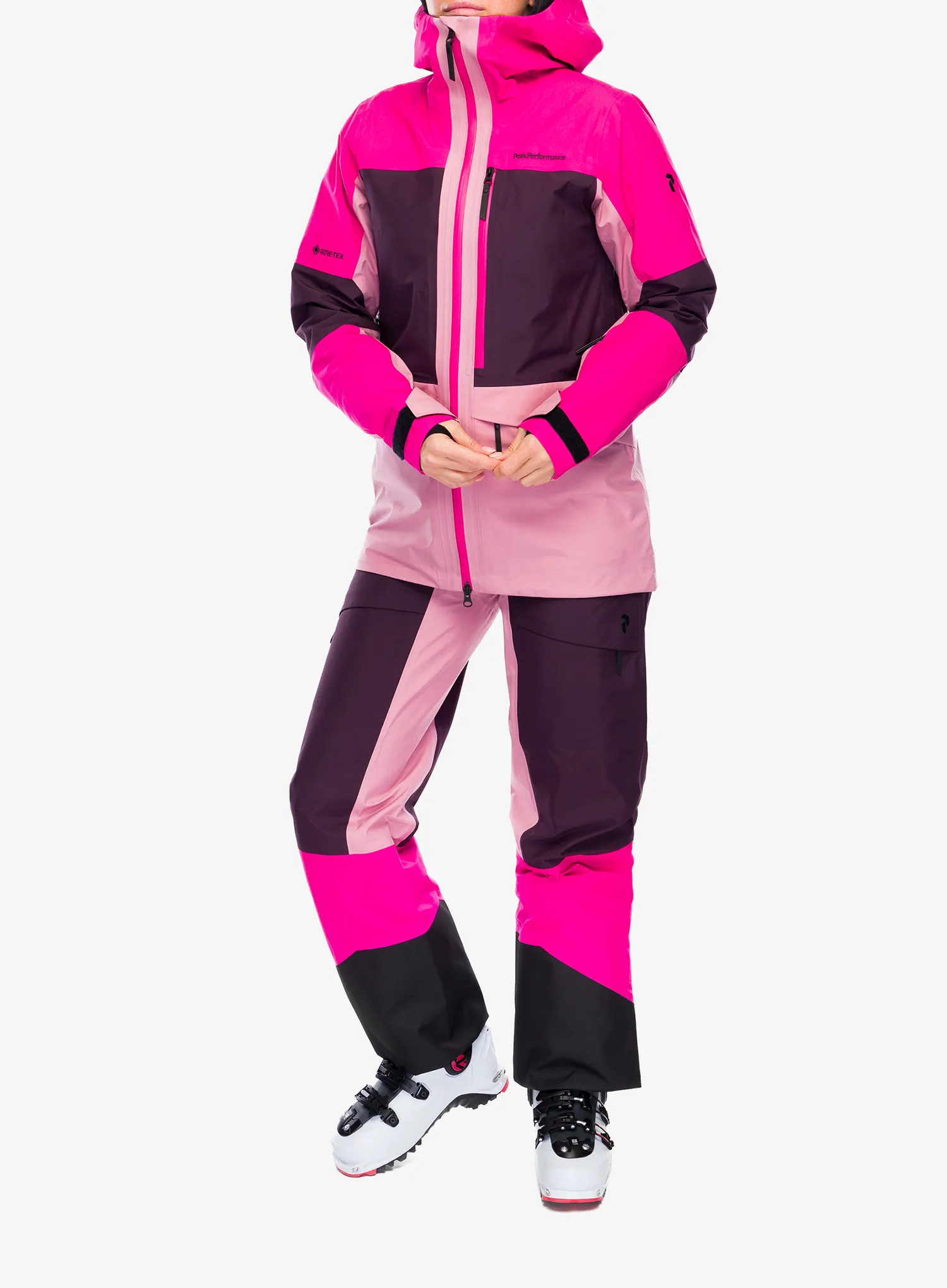 Куртка лижна жіноча Peak Performance Gravity GORE-TEX 3L Jacket - beetroot/purple/bitter root