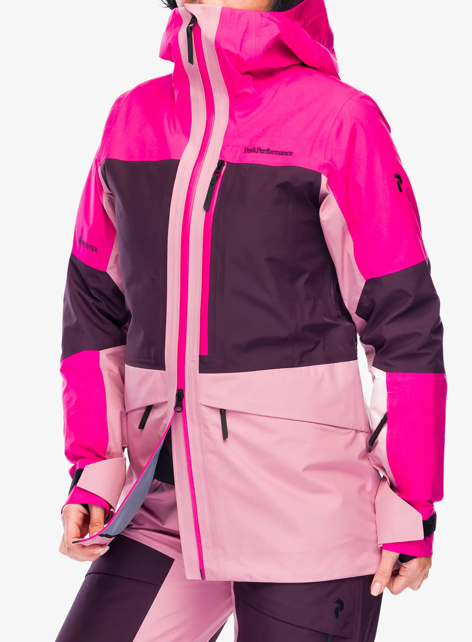 Куртка лижна жіноча Peak Performance Gravity GORE-TEX 3L Jacket - beetroot/purple/bitter root