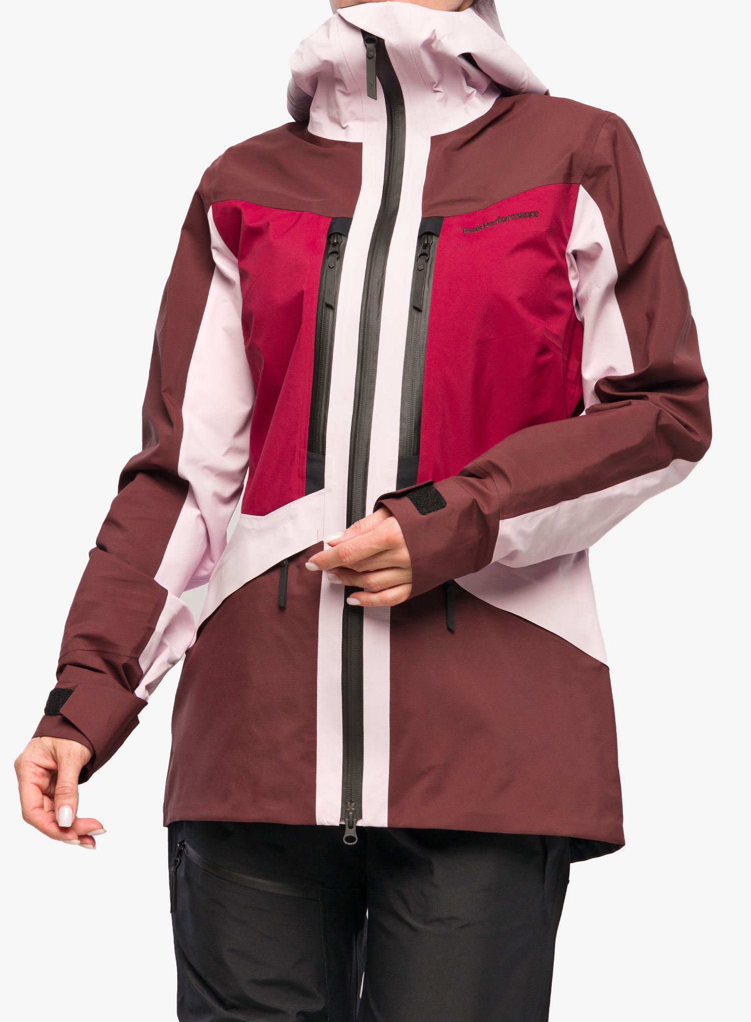 Куртка жіноча Peak Performance Gravity Gore-Tex Jacket - cold blush/sapote/rogue red